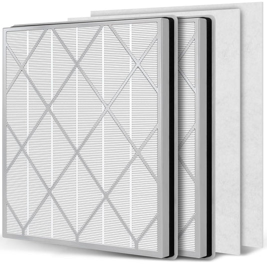 （2 Packs）HE401 Filter Replacement for Shark Air Purifier 4 Compatible with Shark 4 Fan Air Purifier HE400, HE401C, HE401NP, HE402, HE402AMZ, HE4FKPET, HE4FKPETMB, HE4FKPRO, HE402C