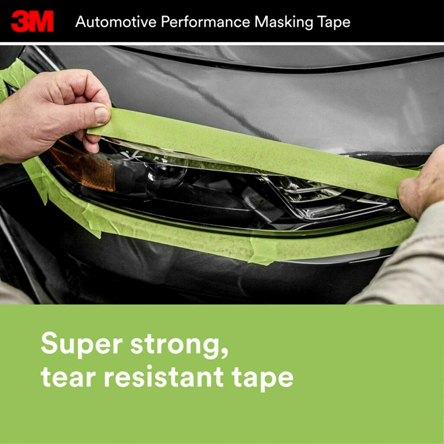 3M 03433 36 mm x 32 m Automotive Performance Masking Tape, 5 Pack