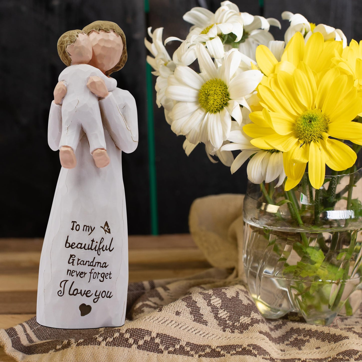 AcowSpt Grandma Gifts, Gifts for Grandma, Sculpted Hand-Painted Figurine