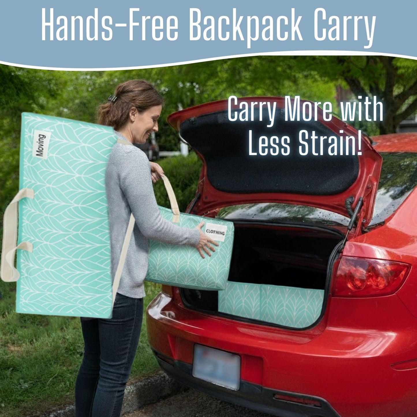 VENO 10 Pack Heavy Duty Moving Bags with Backpack Straps, Zippers & Handles, Extra Large Packing Bags for College Dorm Essentials, Moving Supplies Alternative to Cardboard Moving Boxes
