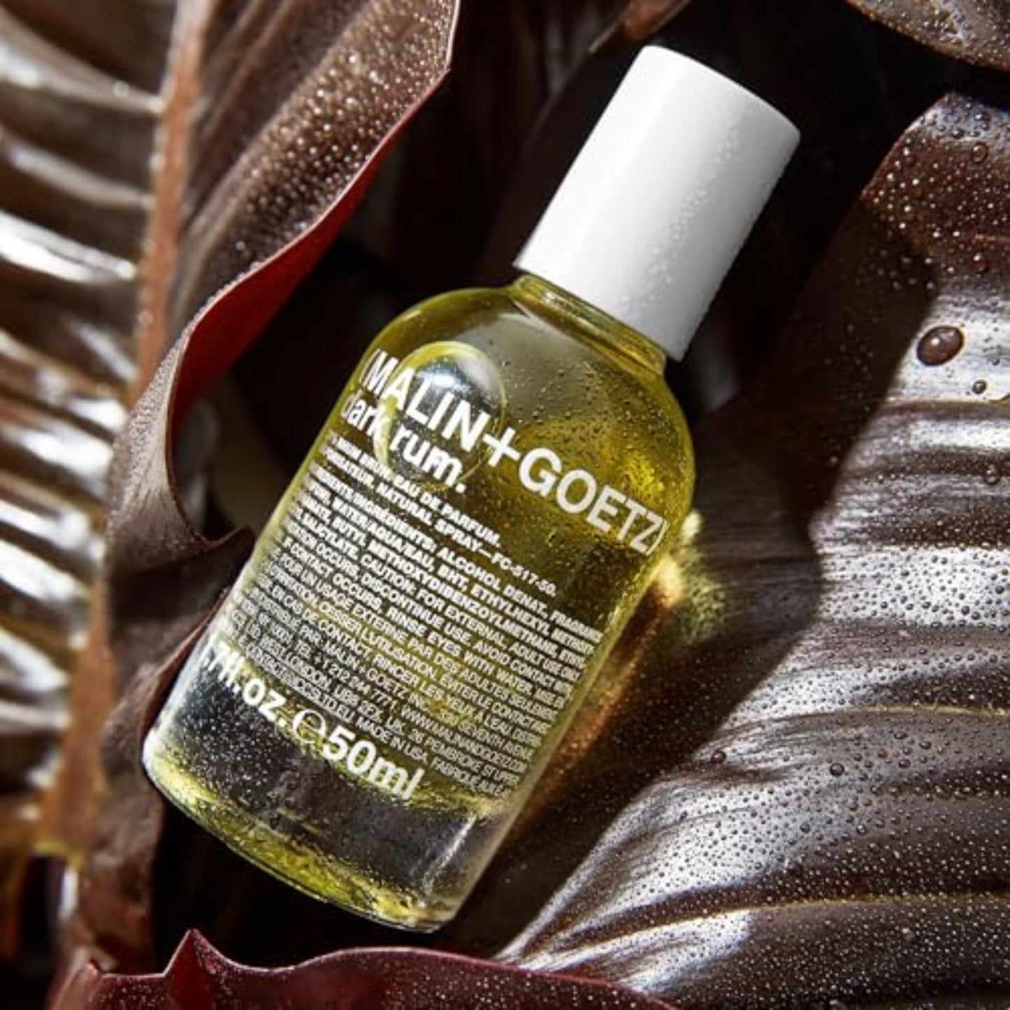 Malin + Goetz Dark Rum Eau de Parfum, 1.7 Fl. Oz. – Men & Women's Perfume, Dark & Spicy Fragrance, Scented Perfume, Leather Vintage Scent, Vegan & Cruelty Free