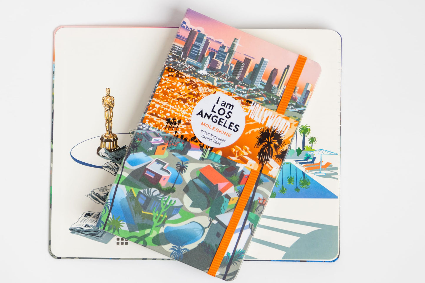Moleskine Limited Edition I Am the City Los Angeles Notebook, Hard Cover, Large (5" x 8.25"), Ruled, 240 Pages, Hollywood Sign Design