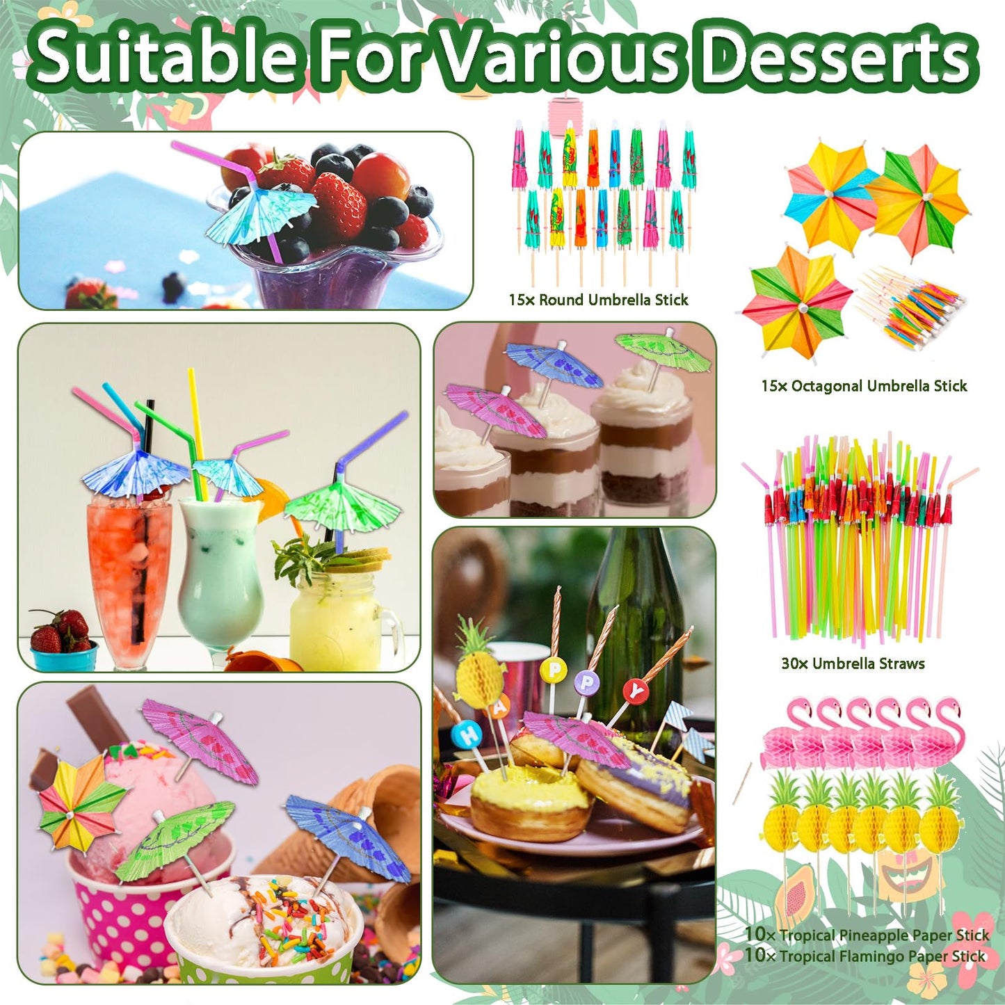 169 PCS Luau Party Decorations, Hawaiian Party Supplies - "ALOHA" Balloons, Hawaiian Boxes, Balloon Arch Garland Kit, Fringe Curtains, Palm Leaf, Table Cloth and Skirt