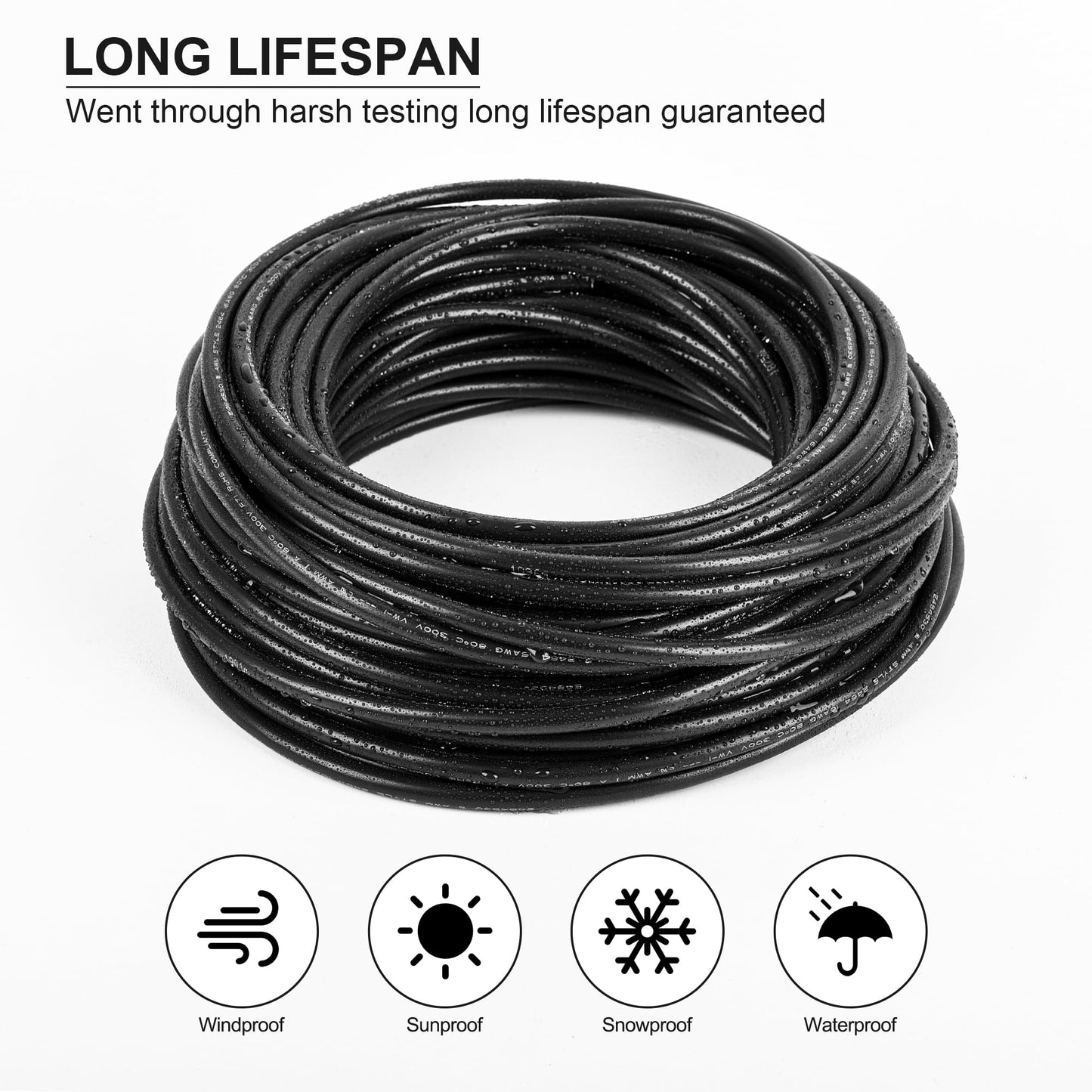 16 Gauge Wire 4 Conductor,16 AWG Electrical Wire Stranded PVC Cord Oxygen-Free Copper Cable,100 FT 4 Core Pure Copper Flexible Cable Wire for LED Lamp Lighting Strips Automotive (100FT, 16AWG-4C)…