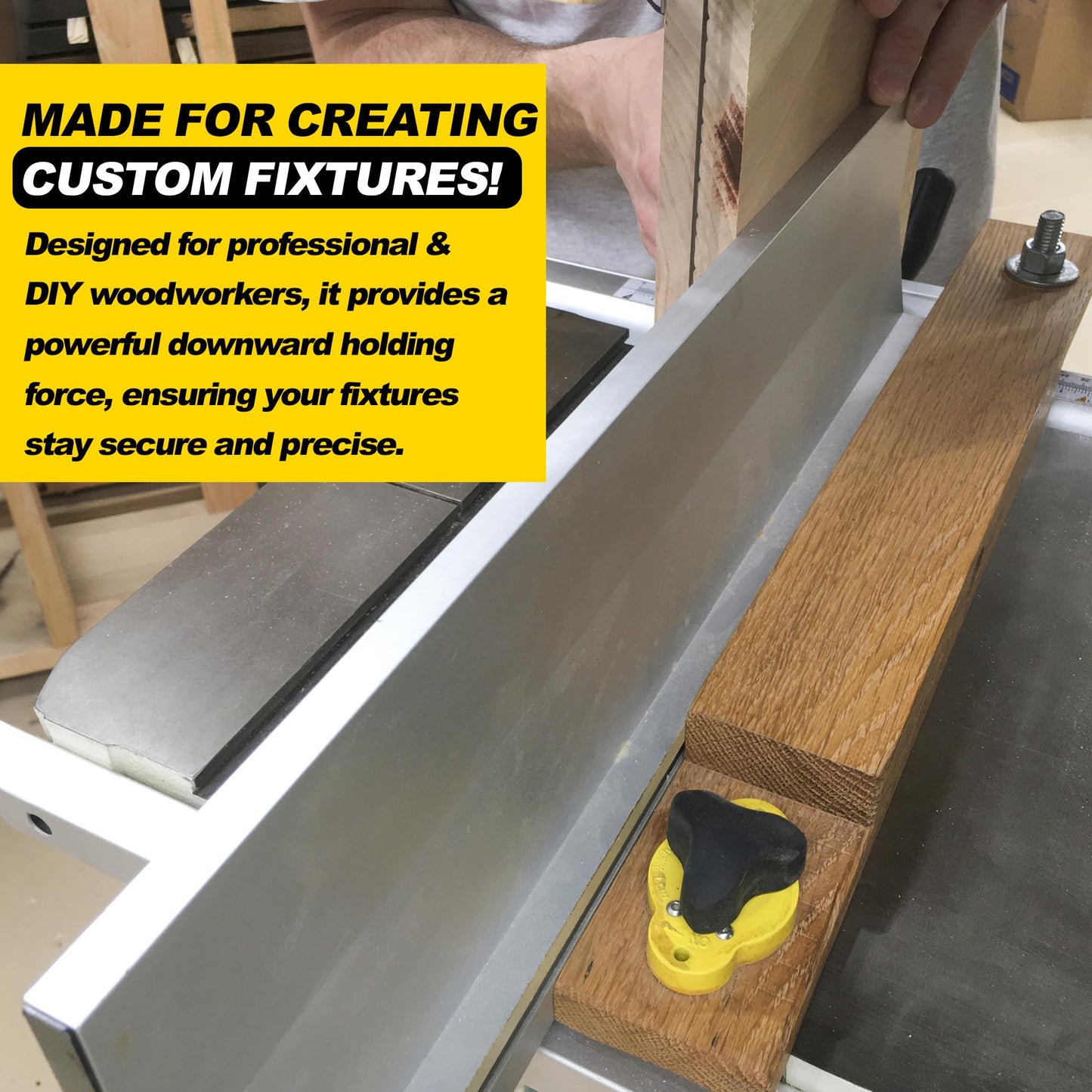 Magswitch MagJig 150 Magnetic Woodworking and Welding Base Clamp Holder for Wood Working Supplies, Accessories, Tools and Equipment, Magnet Switch with On/Off Capabilities, 150 lb Holding Force