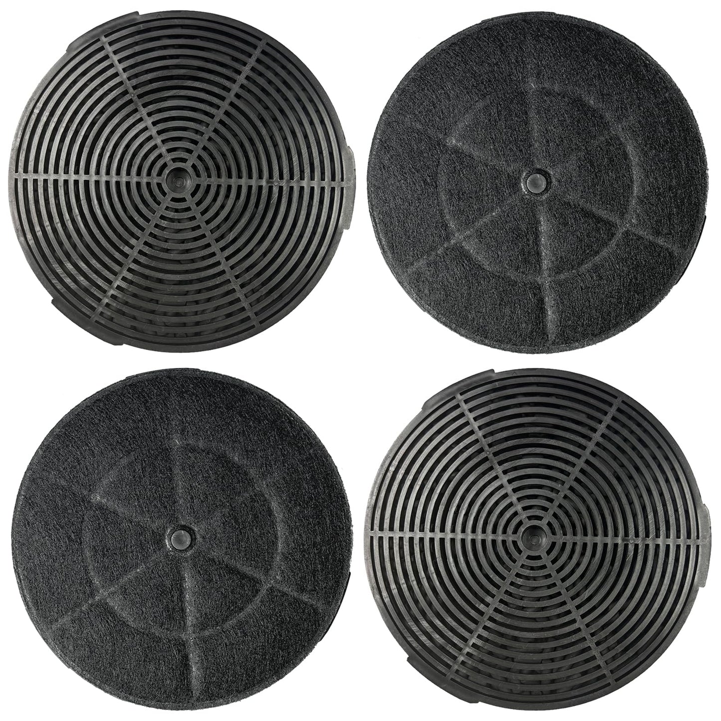 Beaufan WRHF005S2 Carbon Charcoal filters Fit for Winflo 30 In. Convertible Stainless Steel Glass Island/Wall Mount Range Hood (Set of 4)