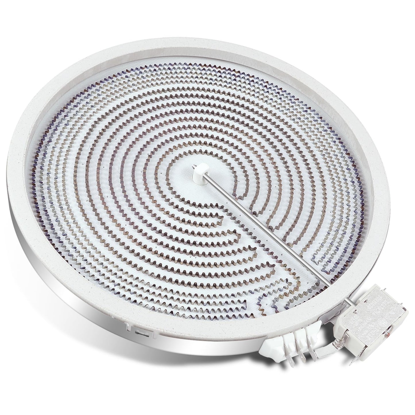 UPGRADED WB30T10130 12" Dual Haliant Surface Element Replacement for GE Stove, AP4344395 12"/9" Dual Radiant Surface Element, PS2321564 12 inch Burner Replace AH2321564 1474216