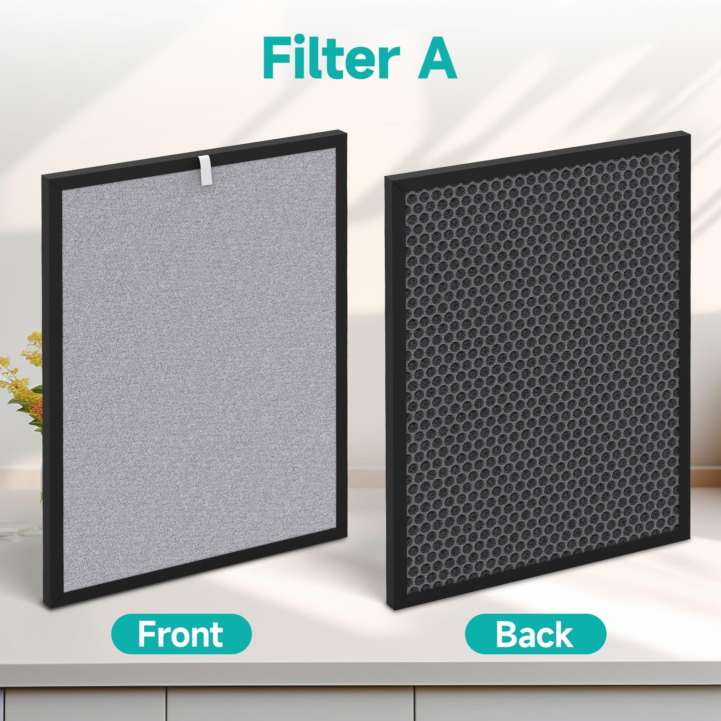 Harebery ECNK001 Replacement Filter Set, Compatible with ECONIKA ECNK001
