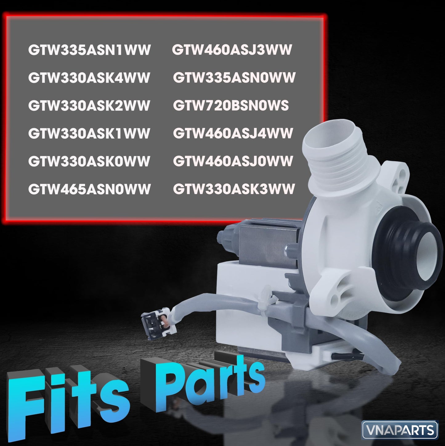 GTW335ASN1WW GTW330ASK4WW GTW330ASK2WW GTW330ASK1WW GTW330ASK0WW GTW465ASN0WW GTW460ASJ3WW Washer Water Drain Pump Motor Replace For GE GTW335ASN0WW GTW720BSN0WS GTW460ASJ4WW GTW460ASJ0WW GTW330ASK3WW