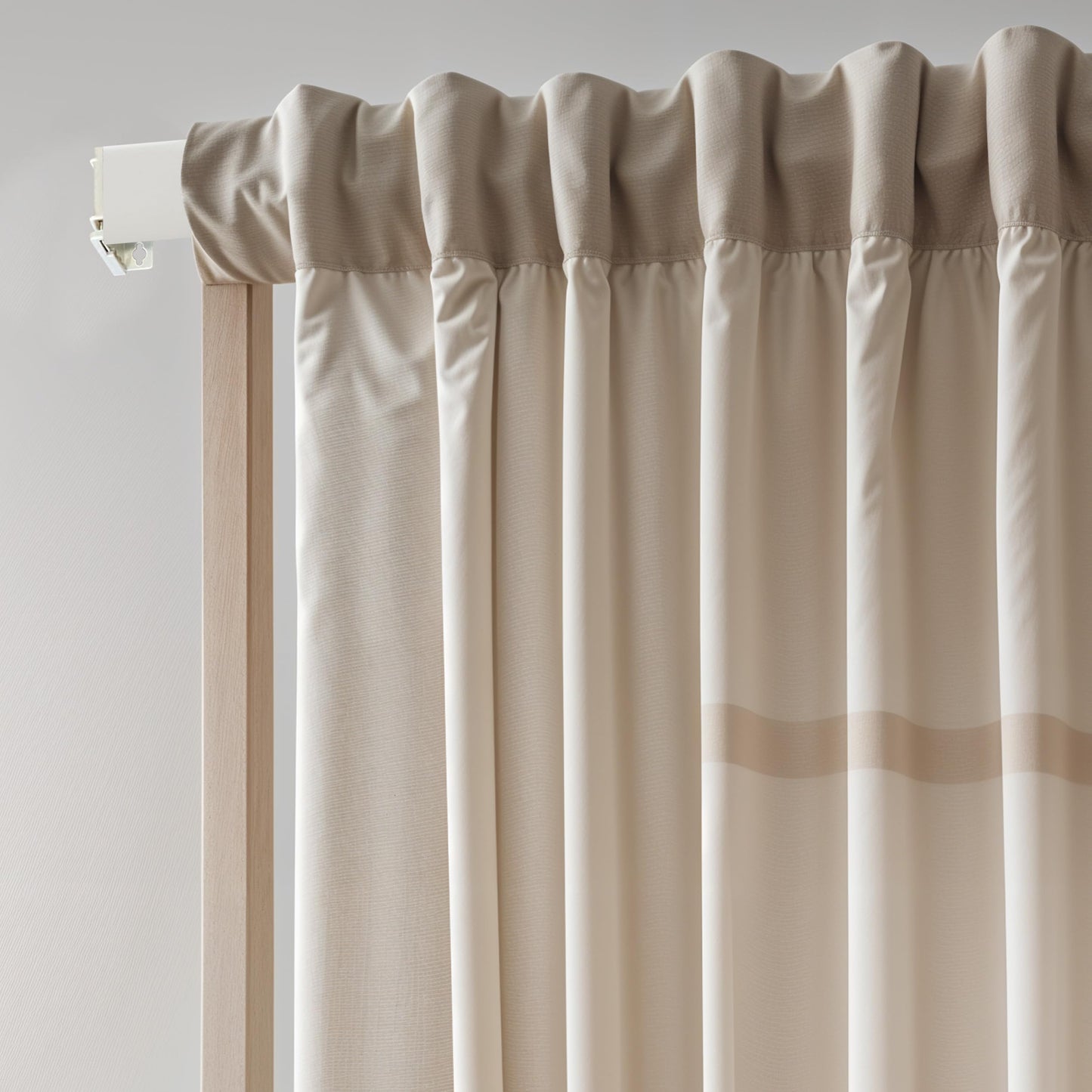 Amazing Drapery Hardware 2.5 Inch Wide Pocket Curtain Rod with Adjustable Clearance Brackets - 1 Pack, 48-86 Inches, Includes Rod, Brackets, and Installation Hardware