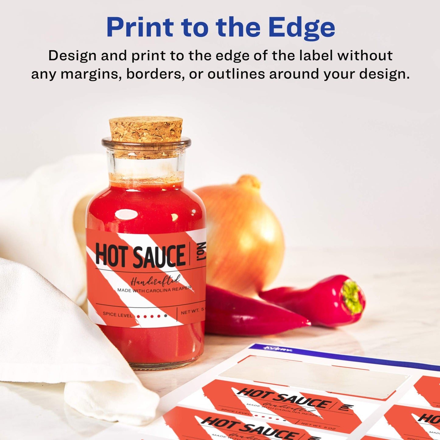 Avery Printable Durable White Rectangle Labels, Sure Feed Technology, 1.5" x 3.75", Print-to-the-Edge, Waterproof Labels, Laser & Pigment-Based Inkjet Compatible, 250 Total