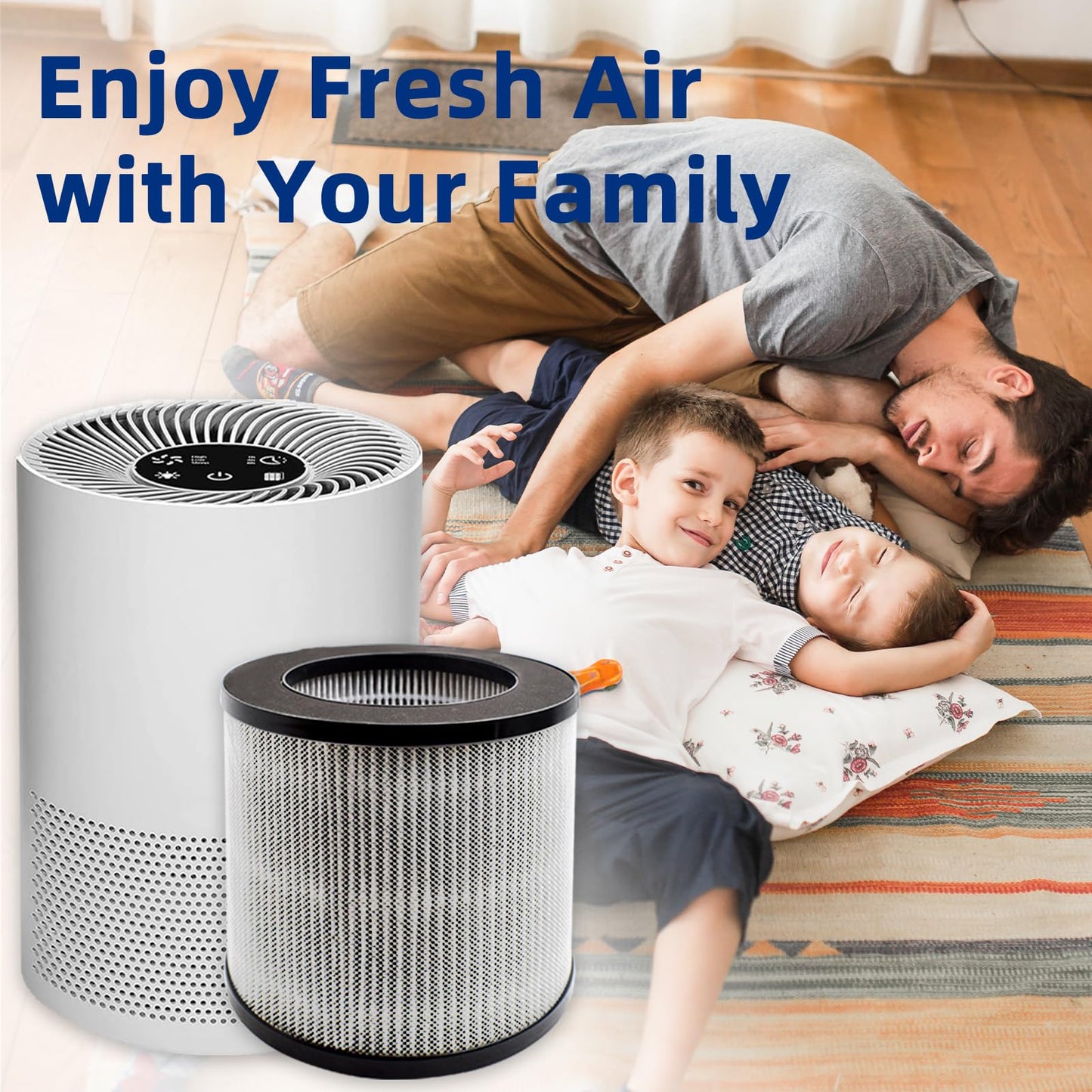 2801 Replacement Filter Compatible with Bissell MYair Personal Air Purifiers 2780 2780A 2780B 2780P and 27809 - Compare to My Air Part 2801, High Efficiency Activated Carbon Filters (4 Pack)