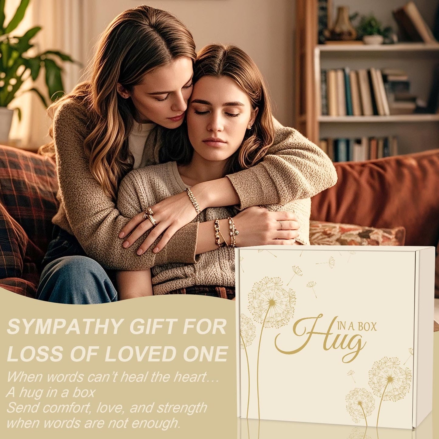 Sympathy Gift Baskets Sympathy Gifts for Loss of Loved One Mother Father Husband Mom Dad, Memorial Condolences Grief Bereavement Gift Ideas for Loss, Miscarriage Gifts for Mothers Women Care Package