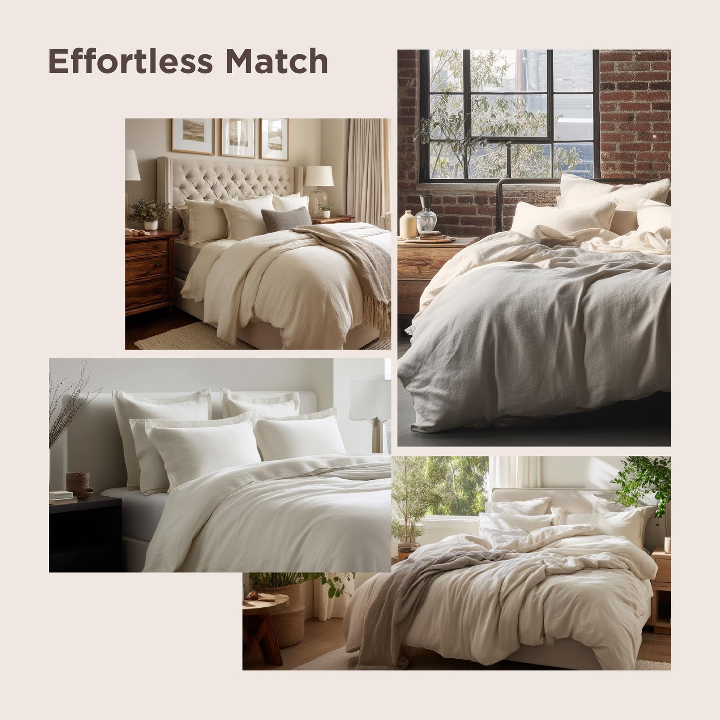 Bedsure Brown Oversized King Duvet Cover - 3 Pieces Prewashed Cotton-Like Polyester Extra Soft Bedding Set, Includes 1 Duvet Cover 120x98 Inches with Zipper Closure & 2 Pillow Shams, No Comforter