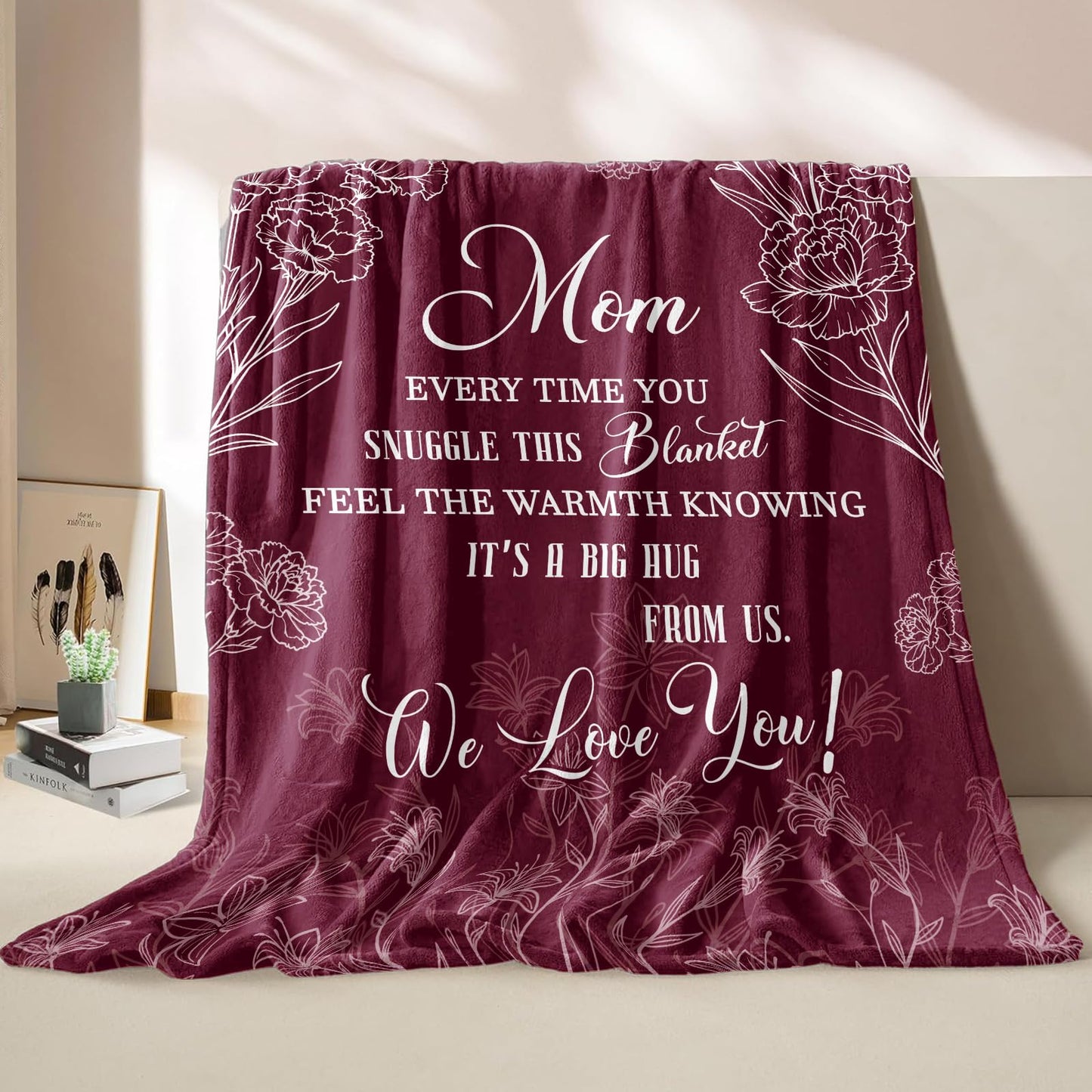 VHIKMLY Gifts for Mom, Mom Birthday Gifts Blanket, Moms Gift from Daughter Son, Best Moms Blanket 60"x50", Presents for Mother Mommy on Christmas Valentines