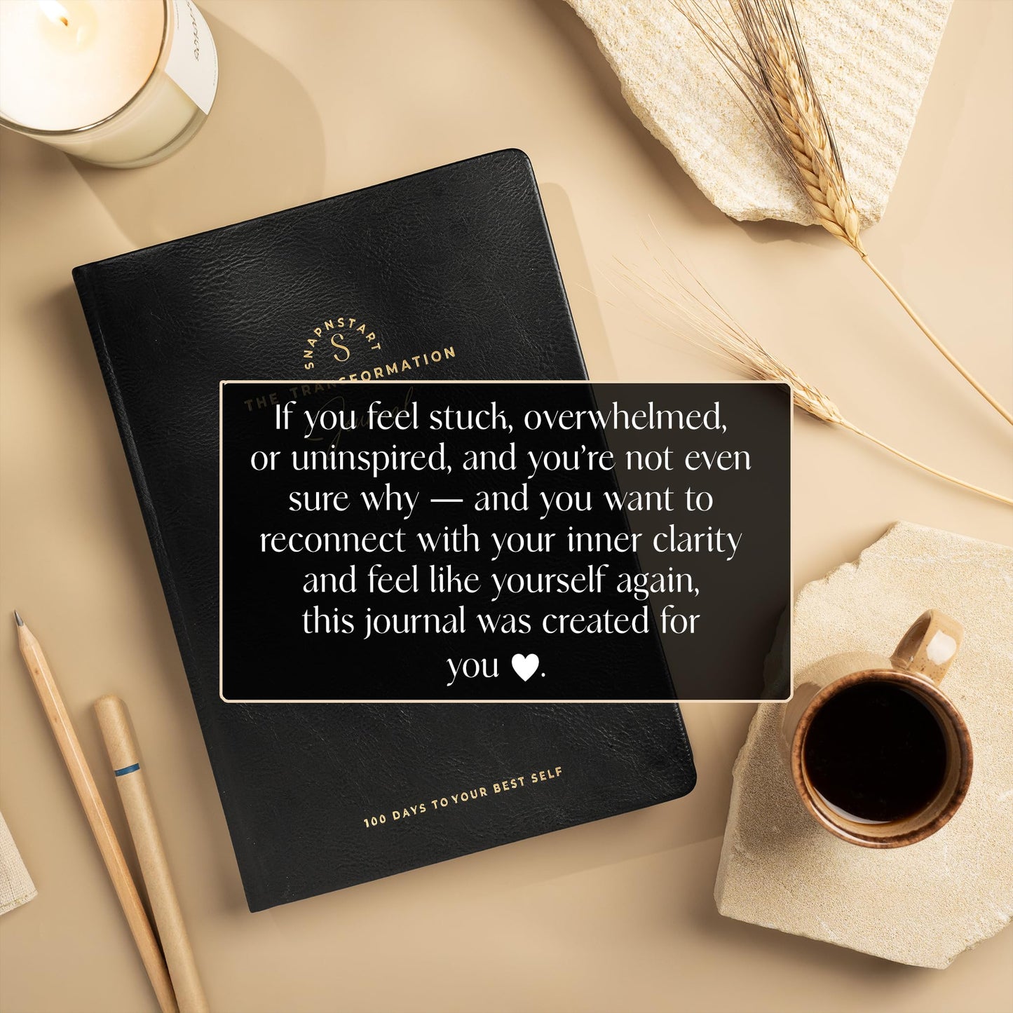 100-Day Guided Journal with Prompts – Daily Reflection & Personal Growth Journal for Mental Wellness | Personal Development Workbook by SNAPNSTART
