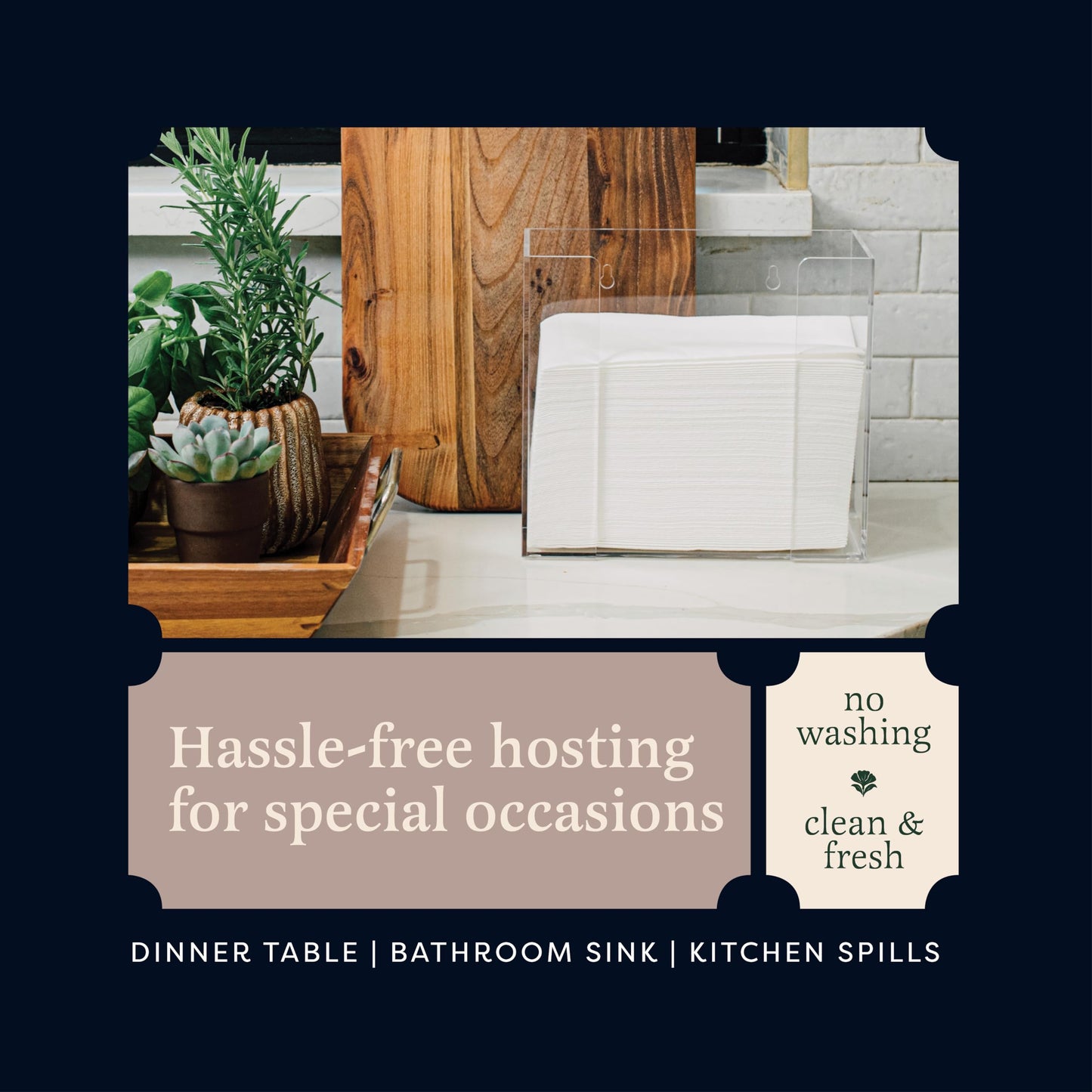 Linen-Feel European-White Paper Napkins - Decortive Cloth-Like Disposable Dinner Napkins - Soft And Absorbent. For Kitchen, Party, Wedding, Bathroom Or Any Occasion. (Pack of 200)