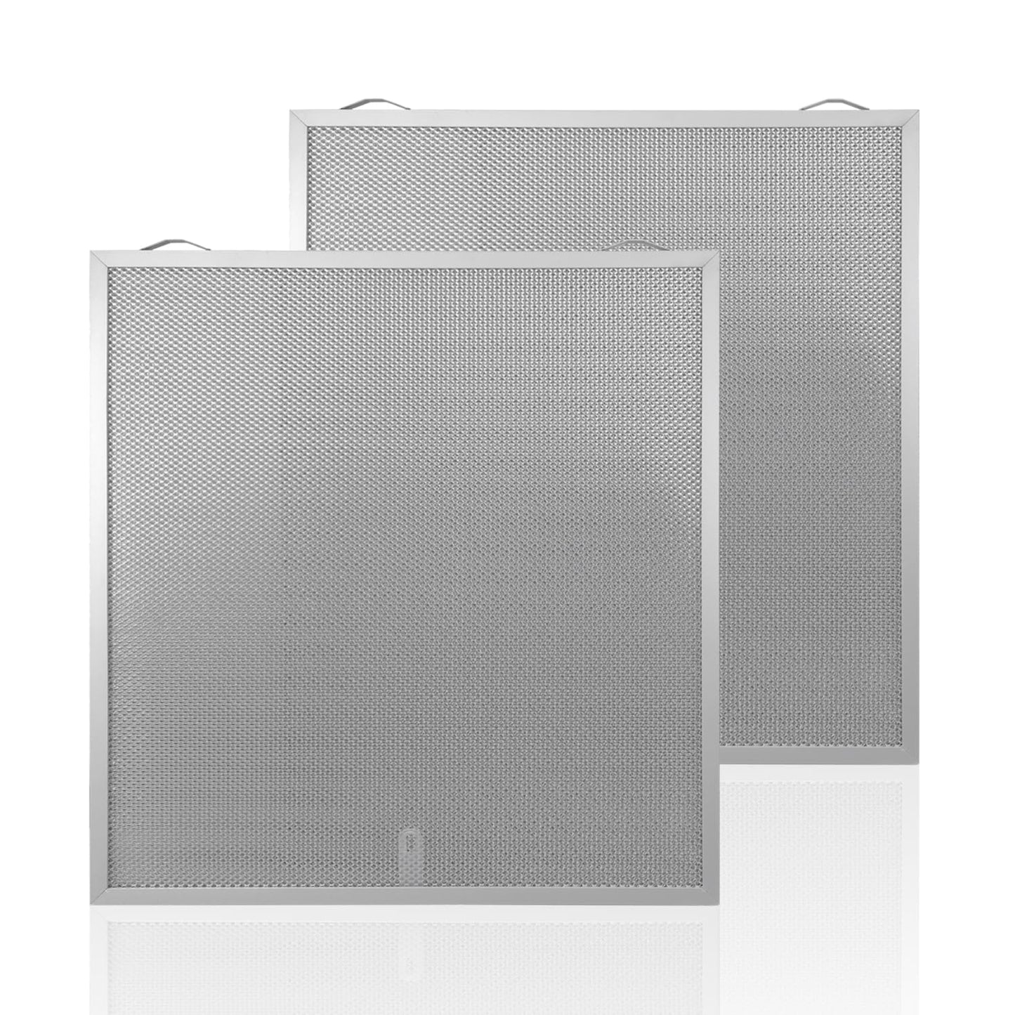 S99010430-003 Grease Range Hood Filters 15-3/4" X 16-7/8" X 3/8" Compatible with Broan Range Hood Filter, Aluminum Filter, Replaces 99010430-003 AP6261942（2 Pack ）