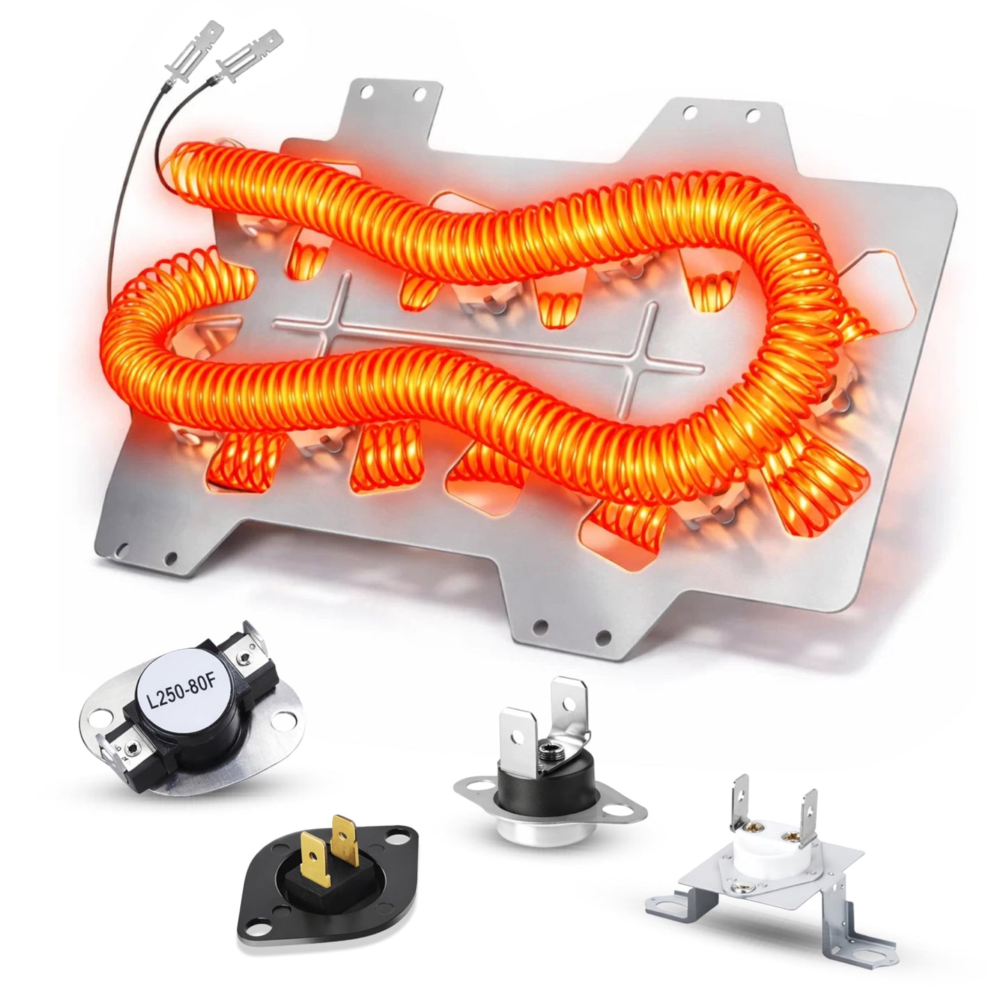 Dryer Heating Element Thermostat Replace For Samsung DV45H7000EW/A2 DV40J3000EW/A2 DV218AEW/XAA DV219AEW/XAA DV220AEW/XAA DV209AEW/XAA DV210AEW/XAA DV350AEW/XAA DV328AEW/XAA DV5451AEW/XAA DV330AEW/XAA