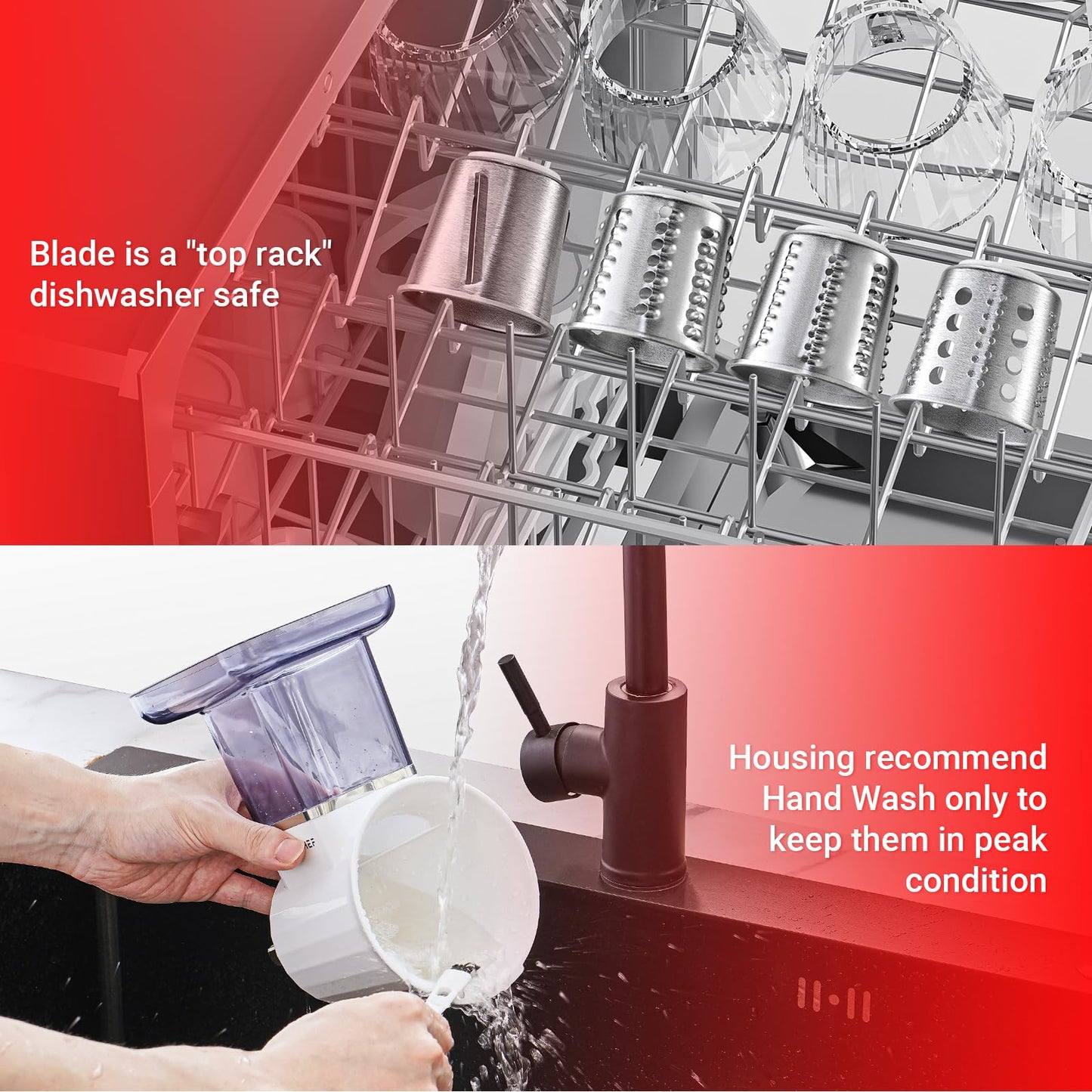 Slicer & Shredder Attachment for Kitchen Aid Stand Mixers, with 2.8IN Large Feed Chute, Oversized Cheese Grater Accessories with 4 Food Grade Blades, 304 Stainsless Steel, Dishwasher Safe
