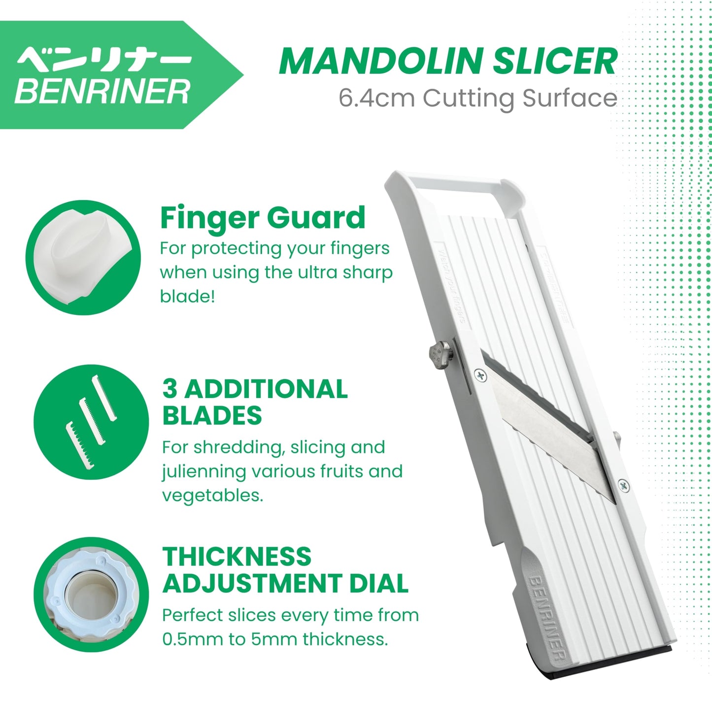 Benriner Japanese Mandolin Vegetable Slicer