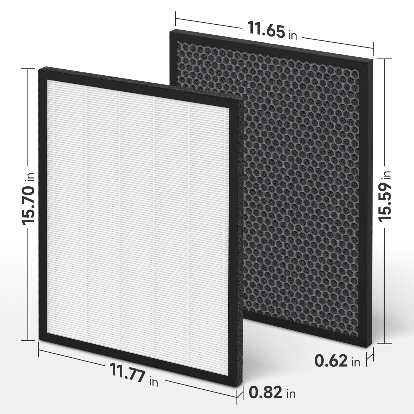 Harebery ECNK001 Replacement Filter Set, Compatible with ECONIKA ECNK001