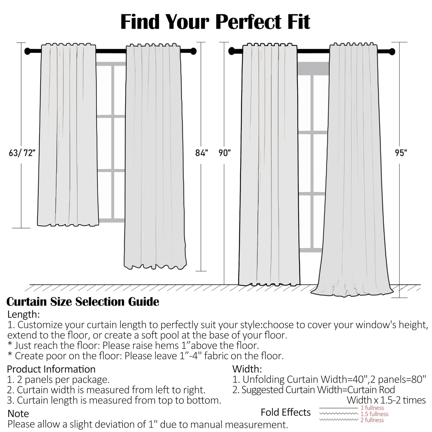 Bapawfish Buffalo Plaid Full Blackout Curtain Panels 84 Inches Length,Dusty Blue and White Farmhouse Drapes,Thermal Insulated Window Treatment for Bedroom Living Room,Rod Pocket Back Tabs,40"Wx84"Lx2