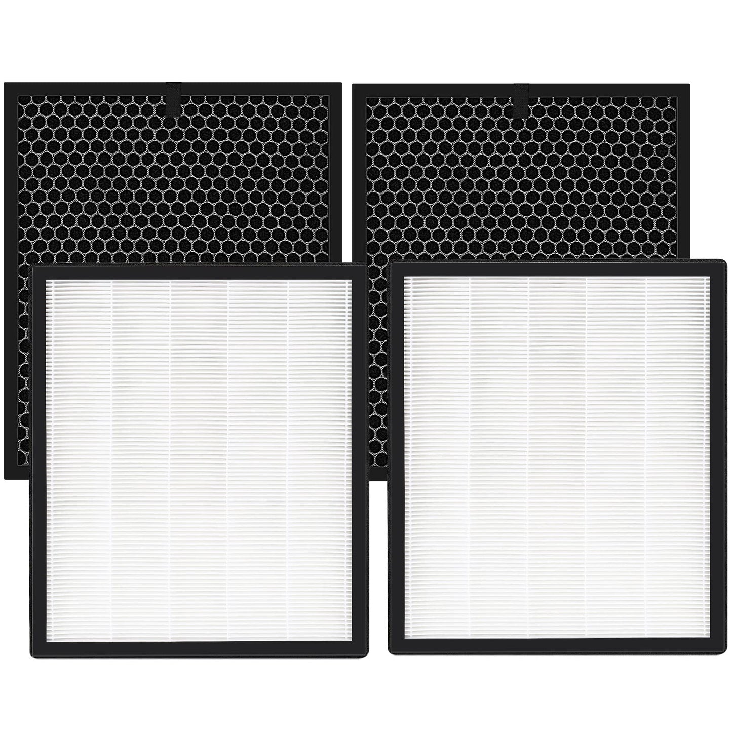 LV-PUR131 Replacement Filters for LEVOIT LV-PUR131 and LV-PUR131s Air Purifier, LV-PUR131-RF, 2 Pack HEPA and Activated Carbon Filters