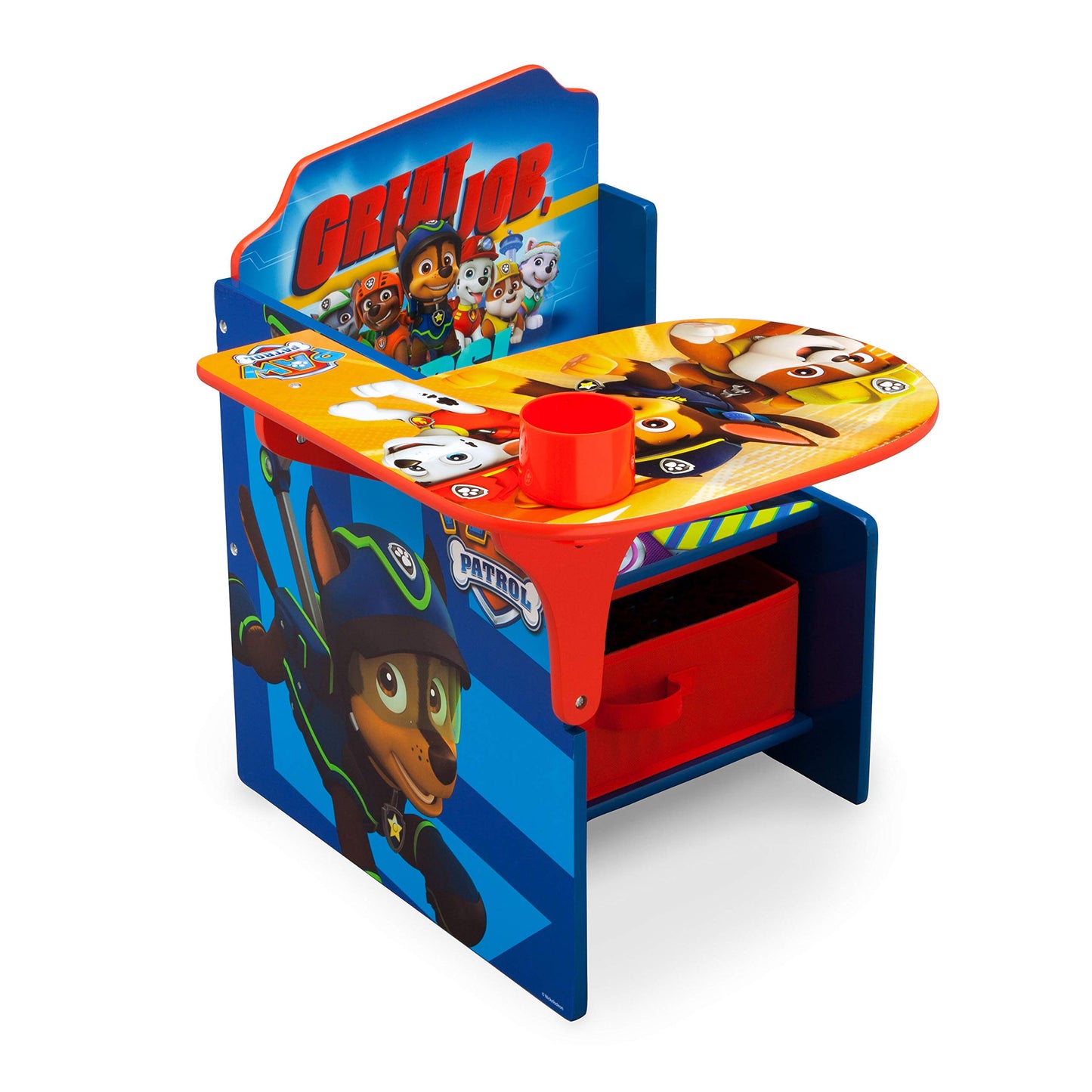 Delta Children Chair Desk with Storage Bin, Nick Jr. PAW Patrol