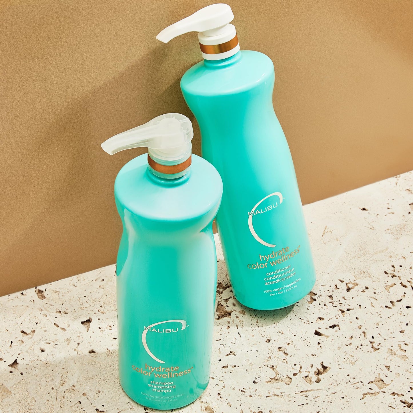 Malibu C Hard Water Wellness Hair Conditioner - Sulfate Free Conditioner that Increases Moisture & Shine - Protects Hair from Waterborne Elements (33.8 oz)