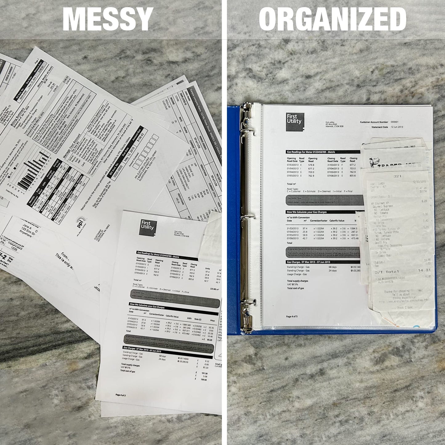 Samsill Sheet Protectors, 8.5x11 Inch Page Protectors for 3 Ring Binder, Super Heavy Duty, Clear Page Protector, Letter Size, Top Loading, Acid Free, 200 Pack
