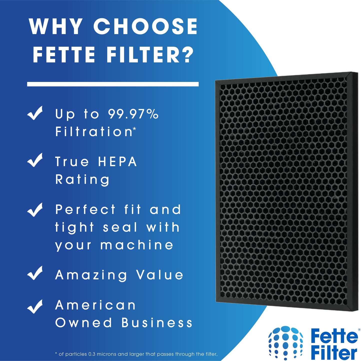Fette Filter - 2 Pack Air Purifier Replacement HEPA + PRE-FILTER AND ACTIVATED CARBON FILTER PACK Compatible with BISSELL Air220 & Air320 Air Purifier Part # 2677, 2678, 3289, 3315, 2804, 3315.