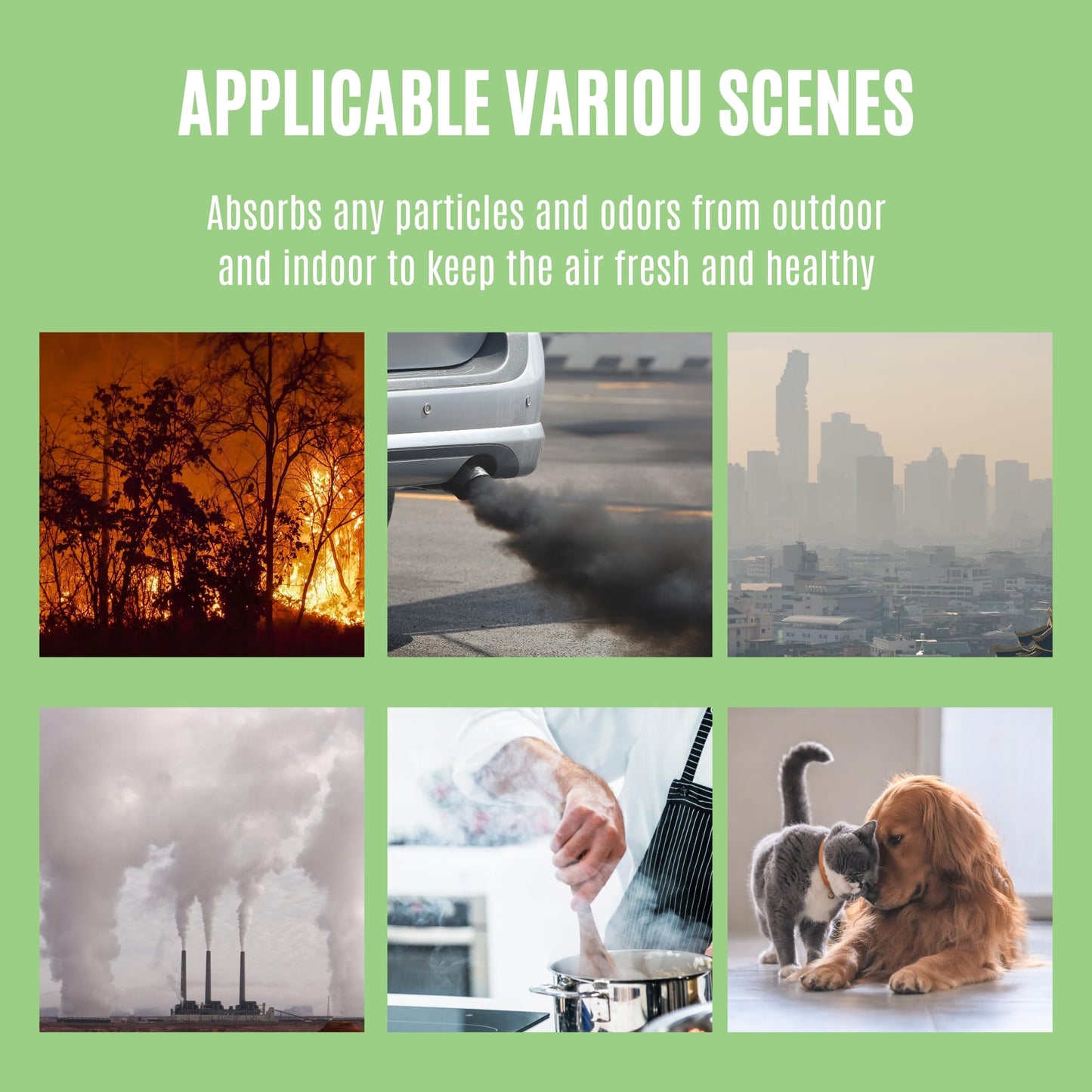 Nispira AP450F True HEPA Filter Compatible with Envion Allergy Pro AP450 Air Purifier. 2 Pack
