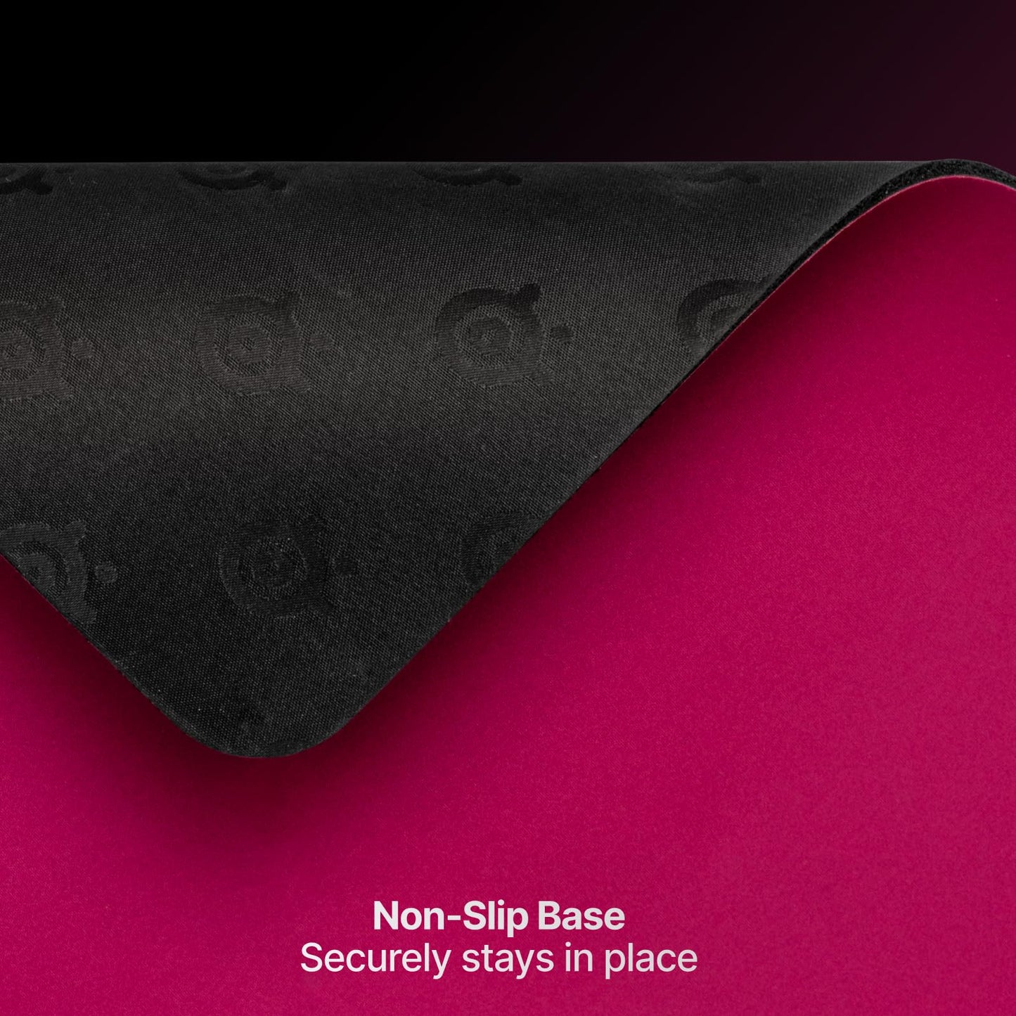SteelSeries QcK Heavy Gaming Mousepad — Thicker, Non-Slip Silicone Rubber Base, Peak Tracking, Optimized for Gaming FPS, MOBAs, RTS, MMO — Large Size 450 mm x 400 mm x 6 mm — Magenta