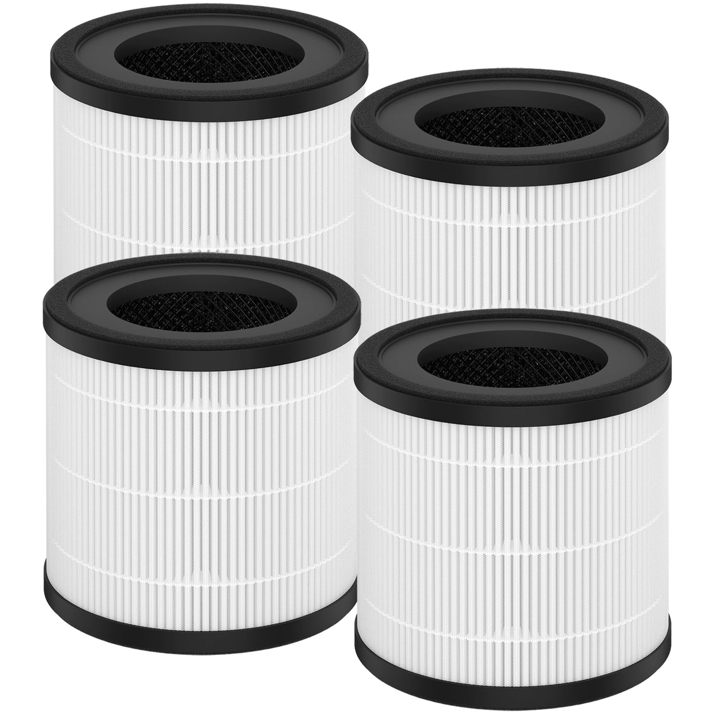 KJ150 KJ910 SY910 Replacement Filter Only Compatible with Druiap KJ150, Muliap & Generic KJ910, Cwxwei SY910 Model Air Purifier, H13 True HEPA Filter, Not for Druiap KJ80, 4 Pack