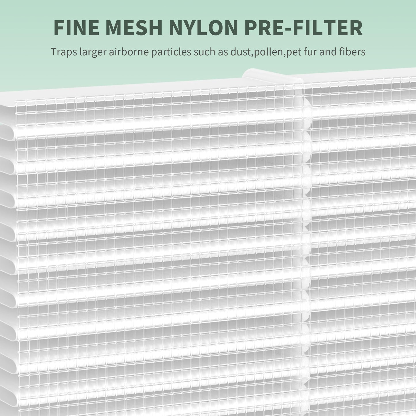 XBWW 4 Packs ClearAir-A5 Replacement Filter Compatible with Vewior ClearAir-A5 A5 Air Cleaner Purifier, 3-in-1 Filter of Premium Filters, Activated Carbon Filters and Nylon Pre-Filter