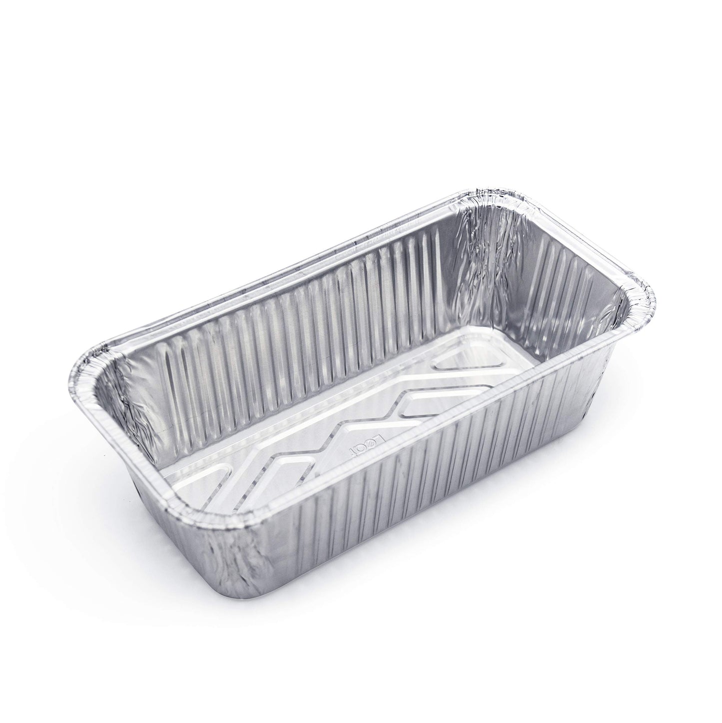 (100 Pack) Premium 2-LB Bread Loaf Baking Pans - 8.5" x 4.5" x 2.5" l Heavy Duty l Disposable Aluminum Foil Tins for Cakes Meatloaf Lasagna