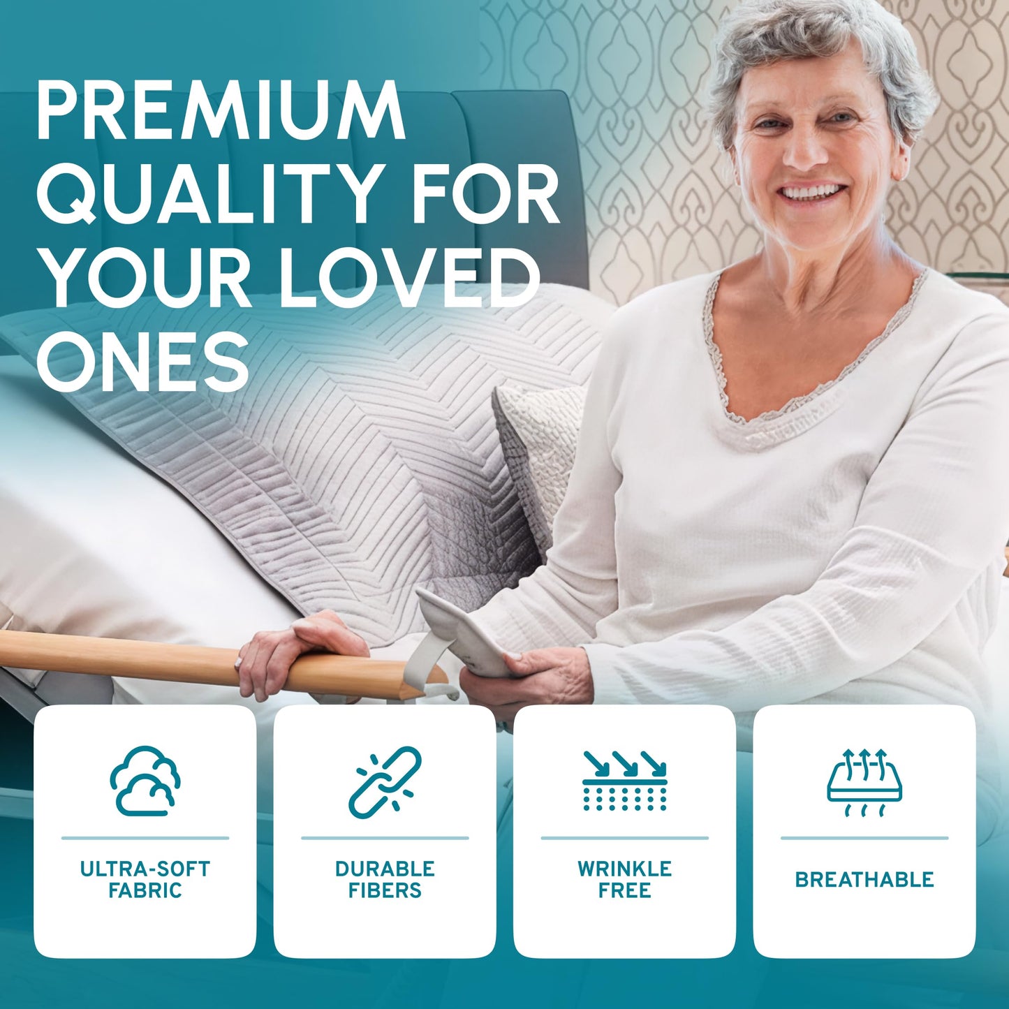 White Classic Fitted Hospital Bed Sheets Set of 3, Cotton Fitted Sheet with 200 Thread Count, Soft Standard Sheets for Hospital Bed Size: 36" x 80" x 9"