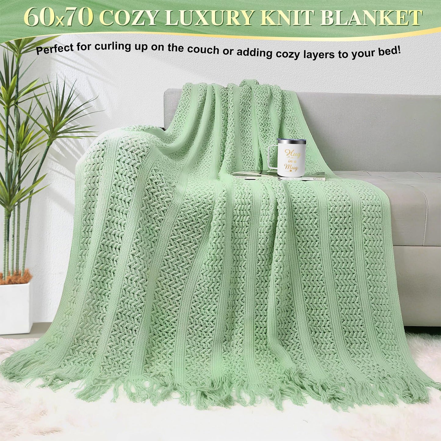Sparkalyn 11 PCS Birthday Gifts for Women, Get Well Soon Gifts Baskets for Women Self Care Gifts, Spa Care Package After Surgery Thinking of You Sympathy Gift,Gift for Sick Friends Mom w/Blanket