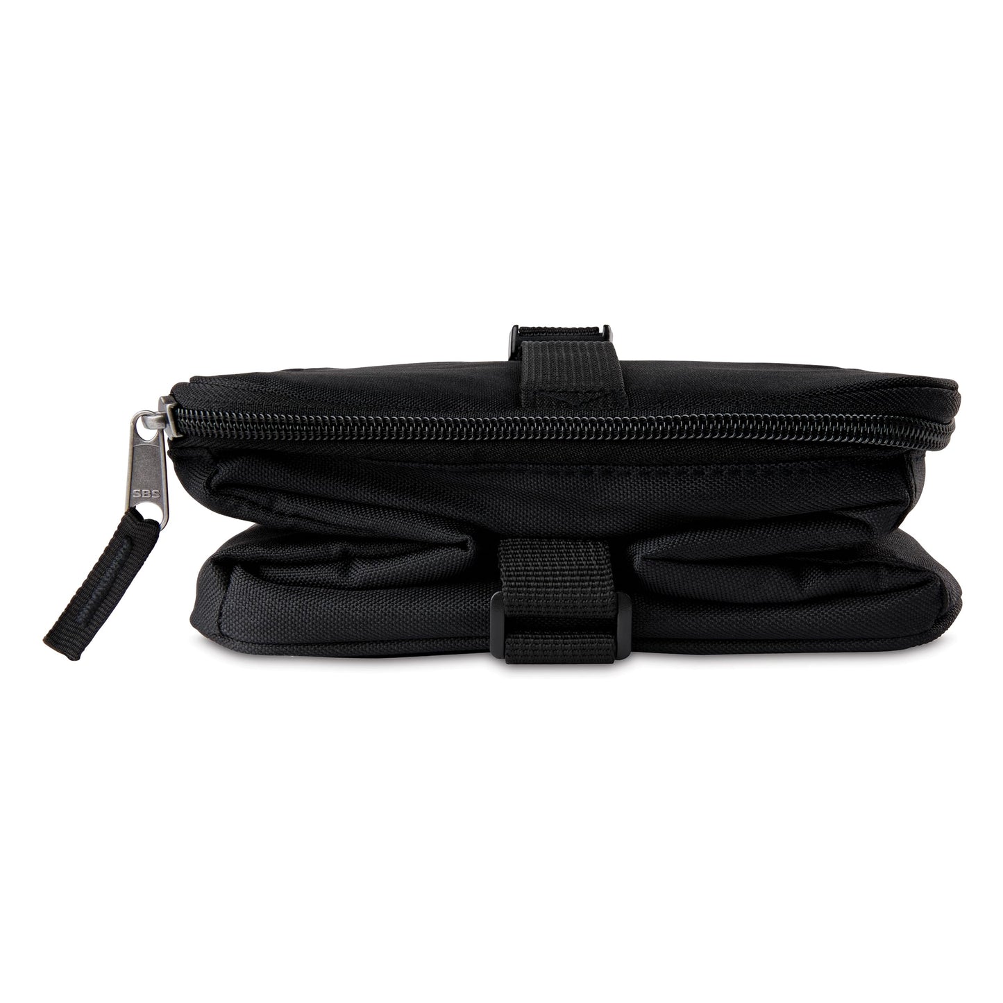 PackIt Freezable Essential Lunch Cooler, Black, Built with EcoFreeze Technology, Fully Freezable, Collapsible, Reusable, With Adjustable Crossbody Strap, Top Clip Handle, Designed for Fresh Office