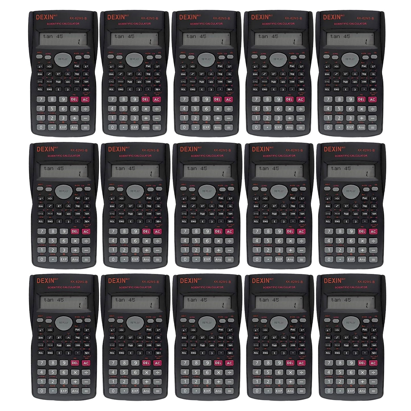 YUQILIN 16 Pack 2 Line Engineering Scientific Calculator, Basic Construction Multi-Function Large Display Pocket Calculators Ideal for Office School Teacher Student Finance Math Chemistry Bussiness