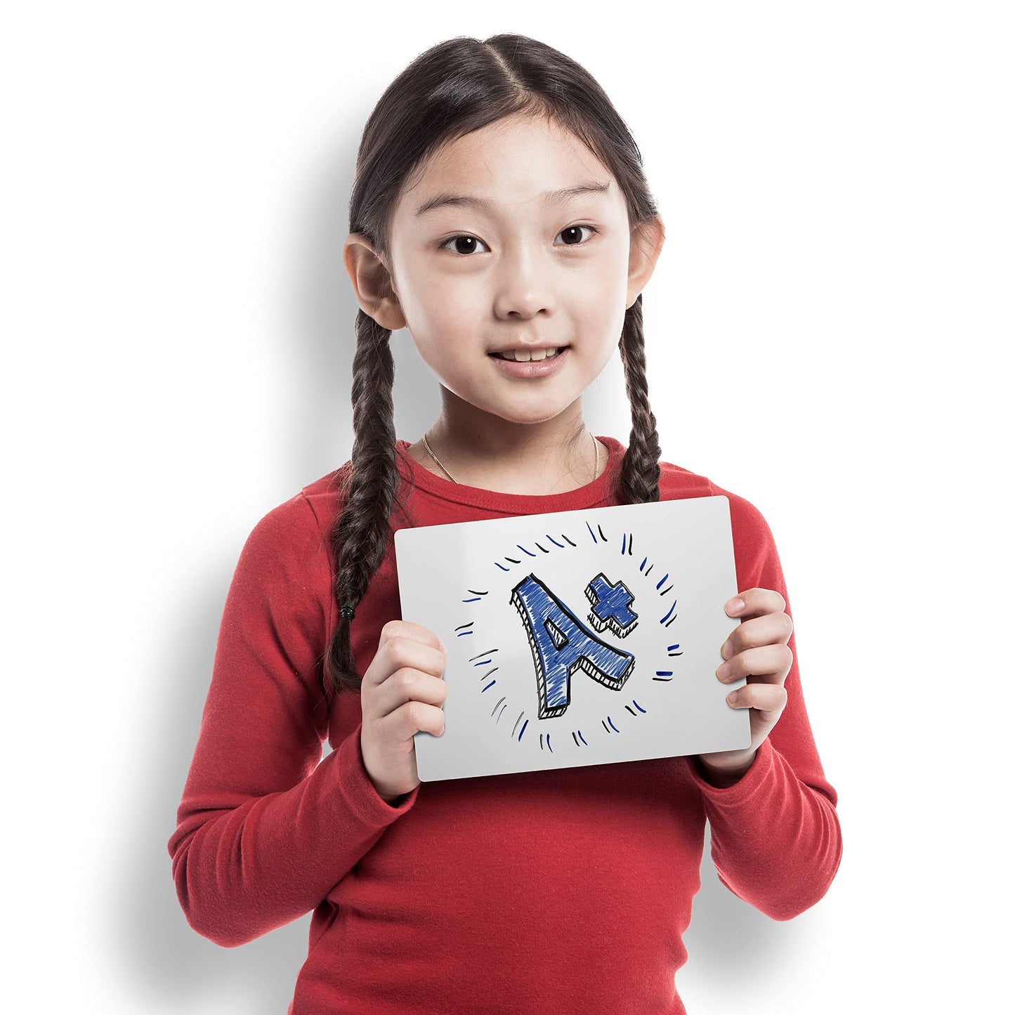 Flipside Products 5" x 7" Dry Erase White Boards, Classroom Pack, Single-Sided Lapboard for Class, Reusable for Group Participation - 24 Pack