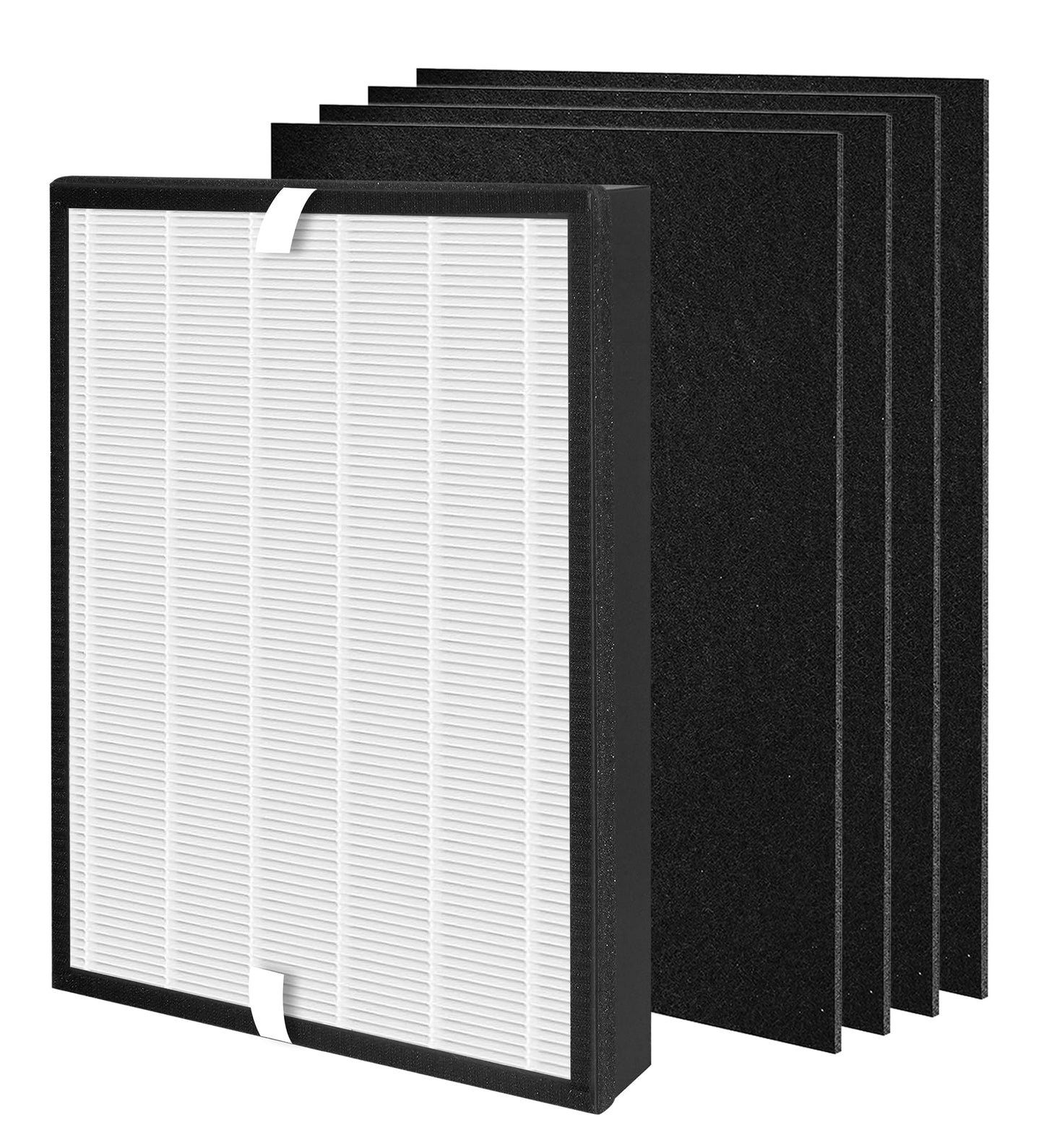 Popurure Replacement Filter Compatible with COLZER EPI-328 and Domccy NS-320 Air Purifier, with H13 HEPA + 4 Activated Carbon Pre-Filters