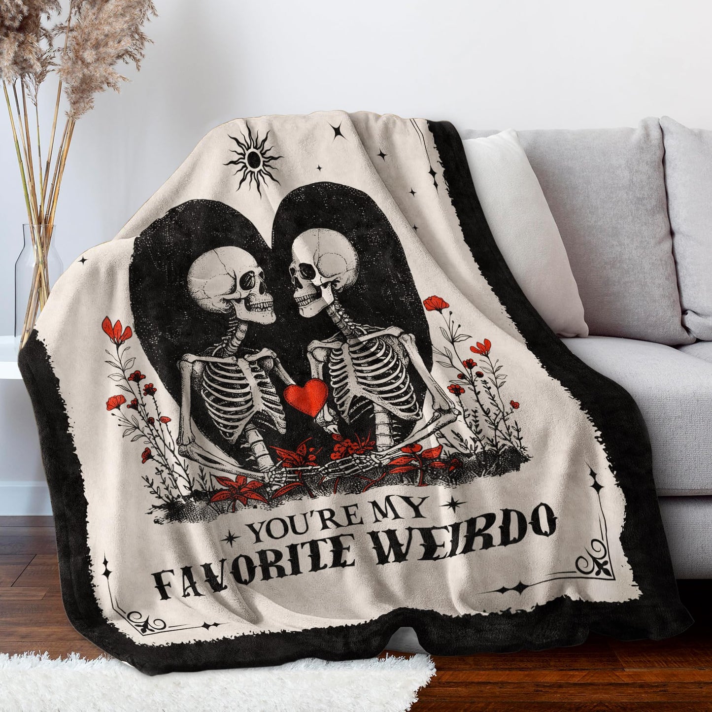 Juratar Gifts for Him Her, Wedding Anniversary Blanket, Fathers Day Bday Gifts for Husband, Birthday Gift for Boyfriend, Girlfriend, I Love You Gift, Wedding Gift for Couple Wife Husband, 80"X60"