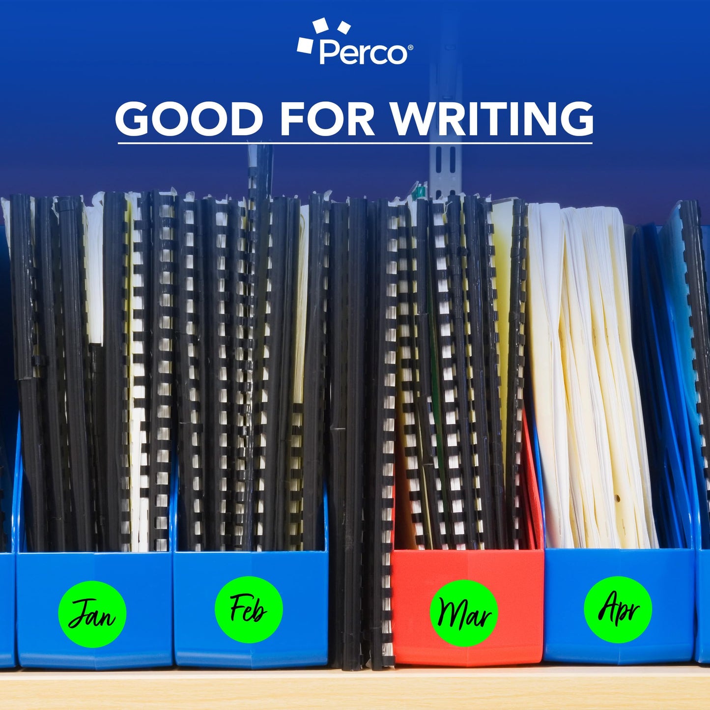 Perco Fluorescent Green Perforated Round Circle Dot Sticker 2-Inch Labels — 3 Rolls, 1,500 Stickers - in Stock, Ready & Promo Labels, High Visibility, Strong Adhesive—Made in USA