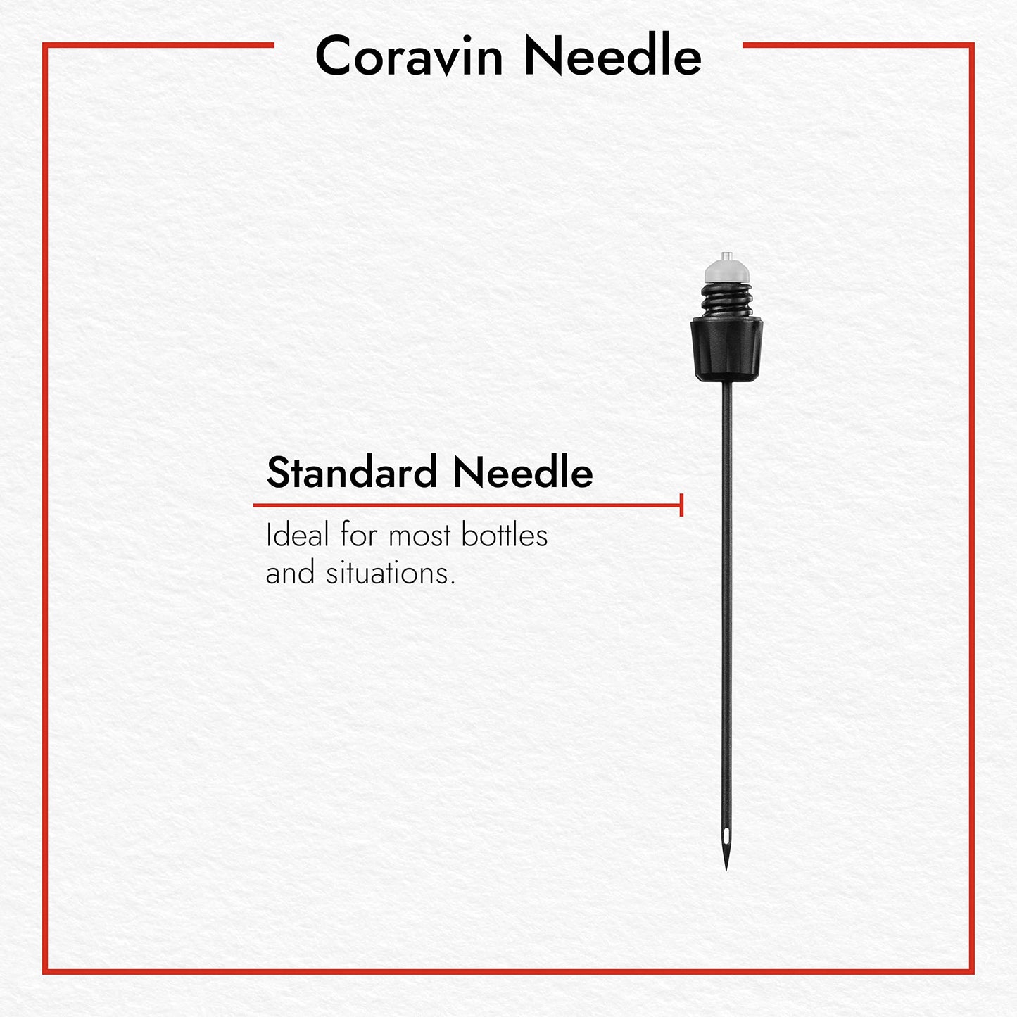 CORAVIN Timeless Standard Needle - Preserve Wine for Years - Timeless Needle Replacement for Timeless Wine Preservation System - for by-The-Glass Wine Saver - Premium Gift for Wine Lovers