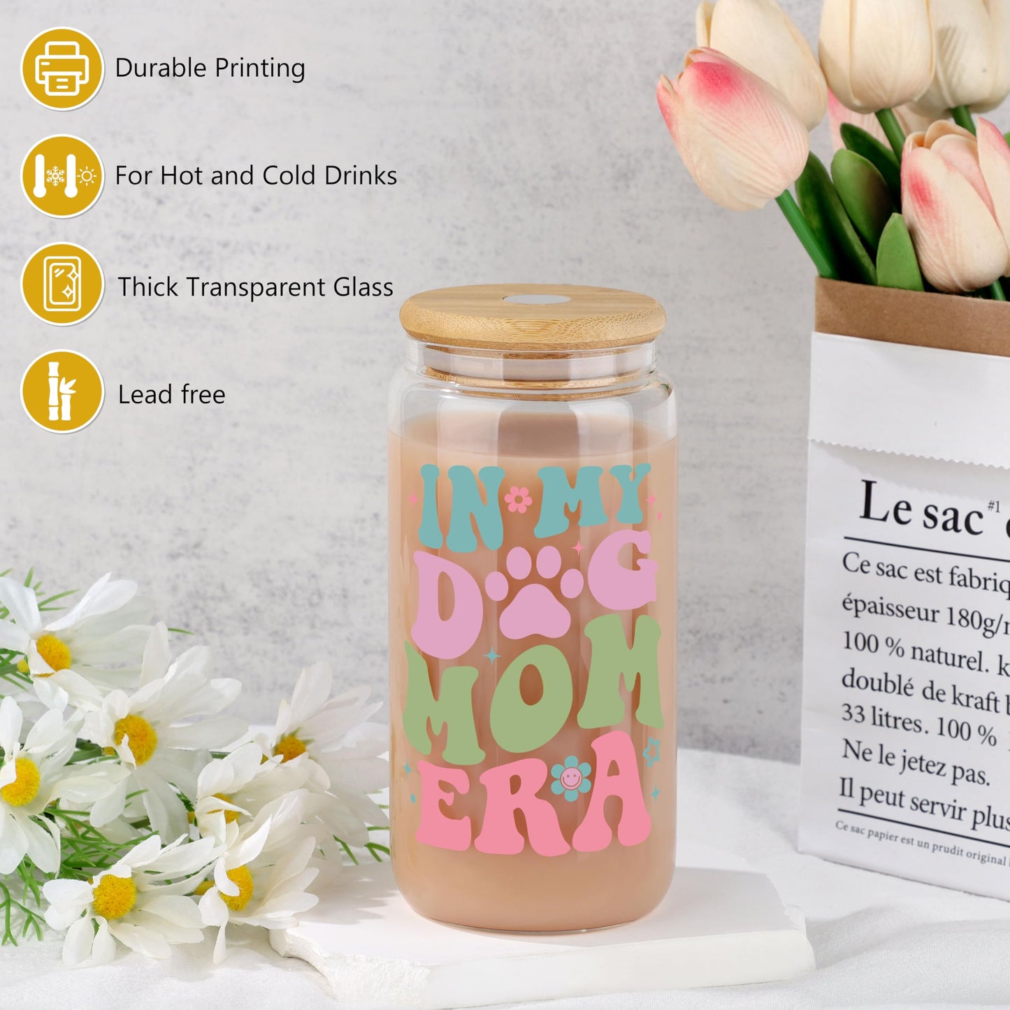 JoycuFF Dog Mom Gifts for Women, Gifts for Dog Lovers, Mothers Day Birthday Gift for Dogs Mom Women Personalized Dogs Lover Gift Set