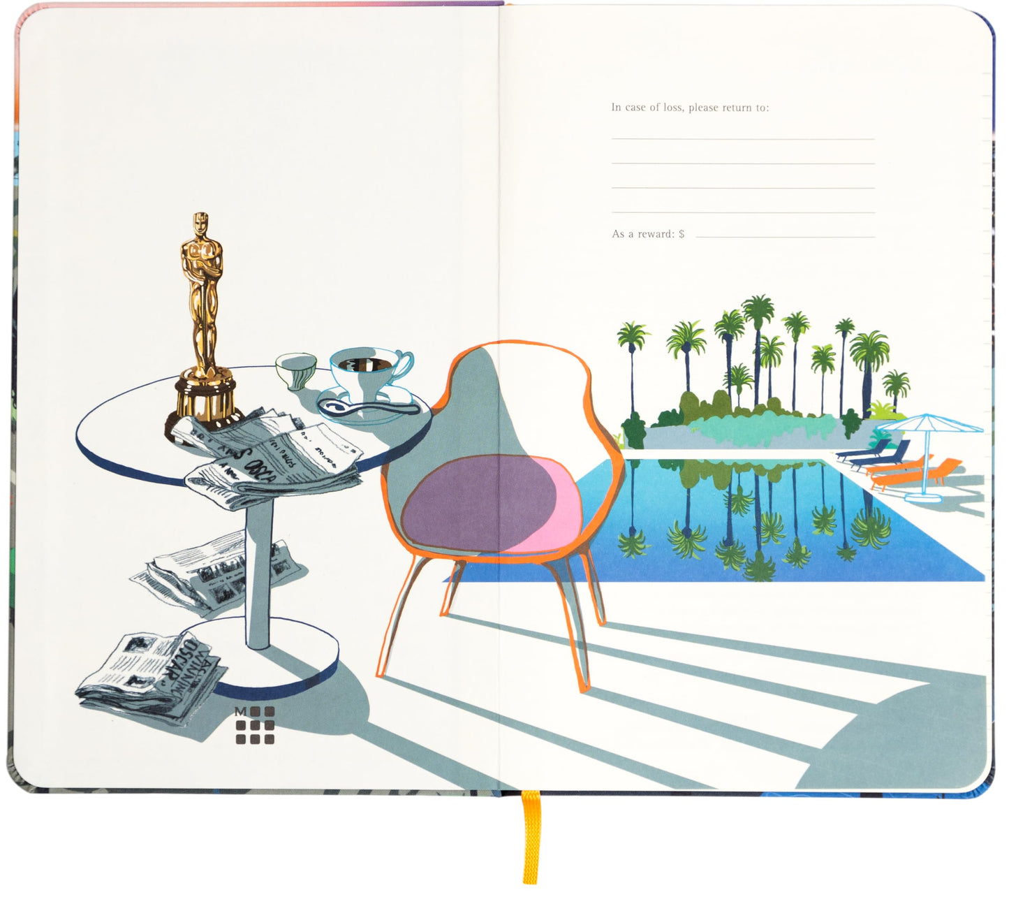 Moleskine Limited Edition I Am the City Los Angeles Notebook, Hard Cover, Large (5" x 8.25"), Ruled, 240 Pages, Hollywood Sign Design