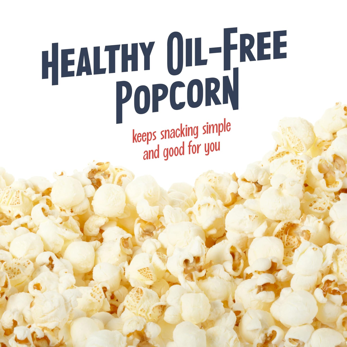 Nostalgia Retro Hot Air Popcorn Maker – 12 Cups Oil Free Popping – Countertop Machine with Measuring Cup – Healthy Snacks & Movie Nights – Red