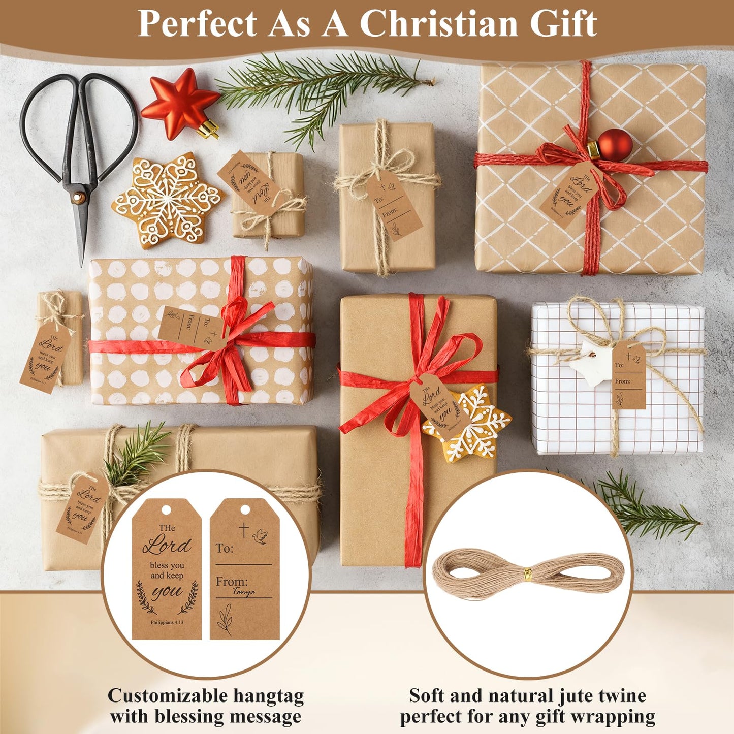 48 Pcs Christian Spiral Notebooks Bulk with Bible Verse Pens, Bookmarks - Faith Journal and Prayer Notebook Gift Set for Women, Church, Religious, Bible Study, Small Groups, Sunday School Gifts